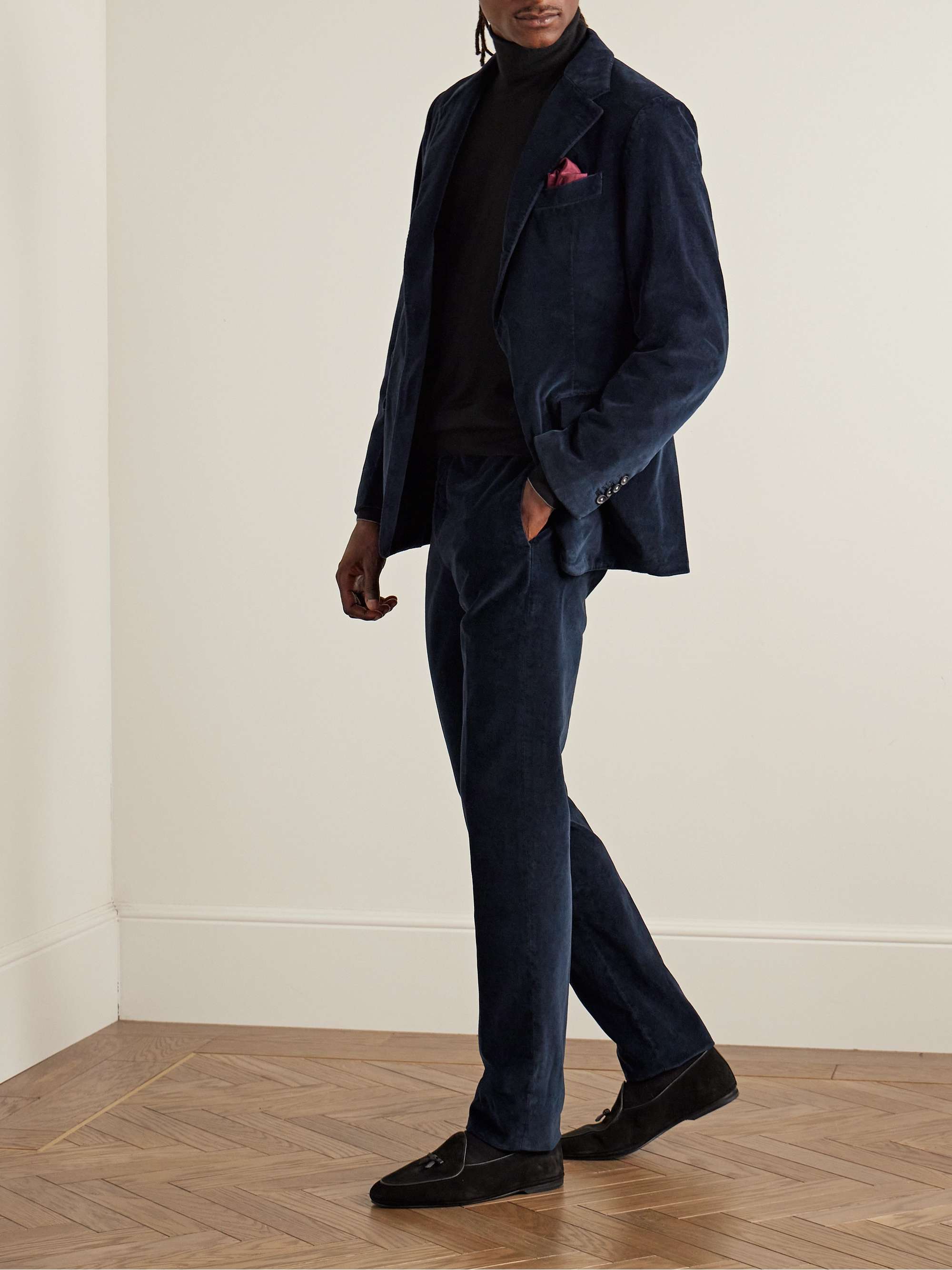 MASSIMO ALBA Sloop Cotton-Velvet Suit for Men | MR PORTER