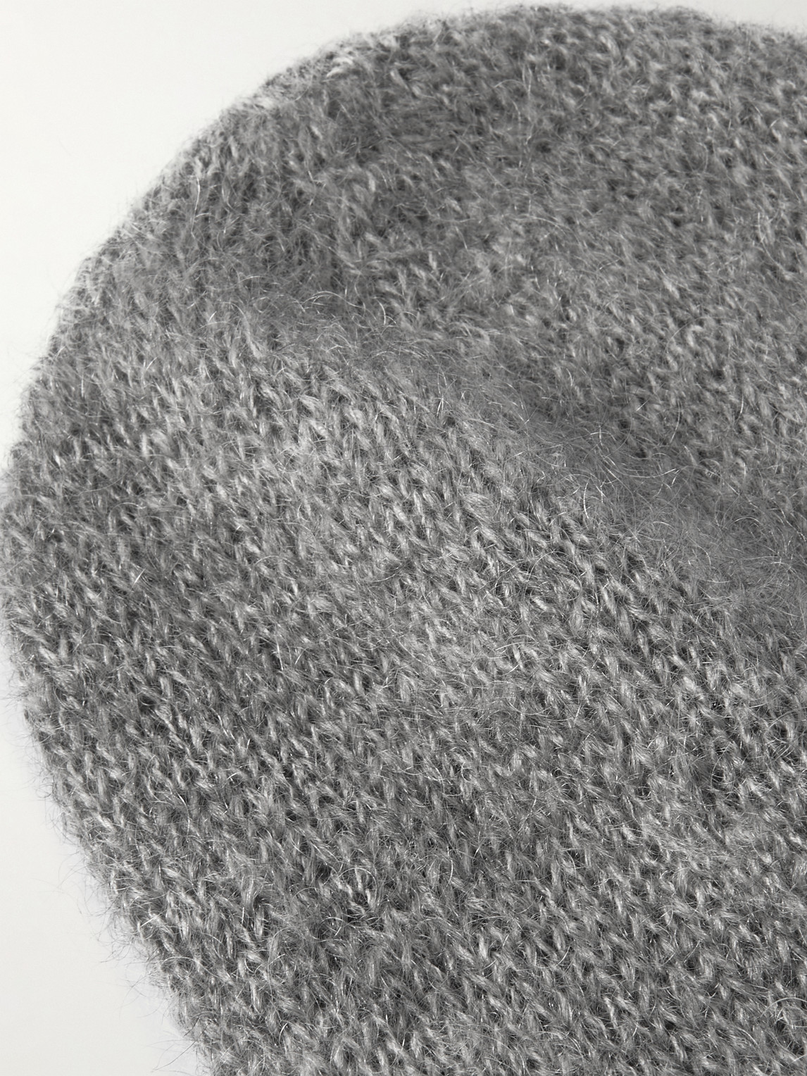 Shop Massimo Alba Clayde Mohair And Silk-blend Beanie In Gray