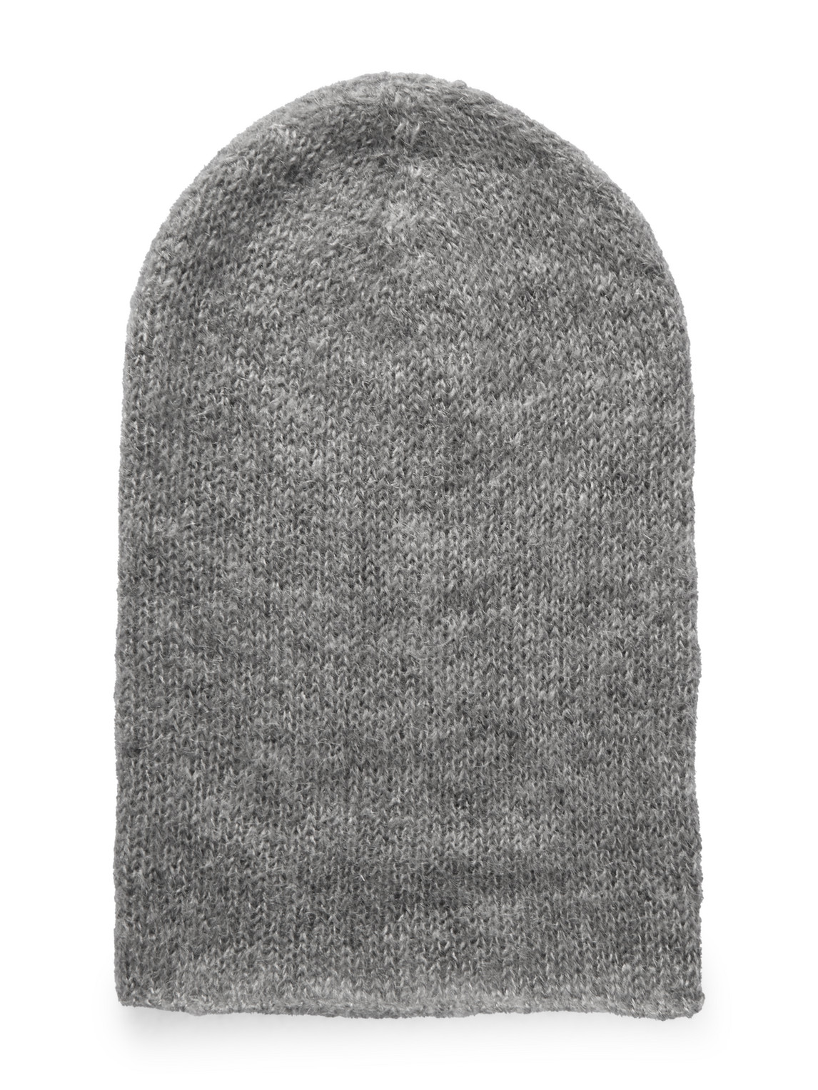 Massimo Alba Clayde Mohair And Silk-blend Beanie In Gray