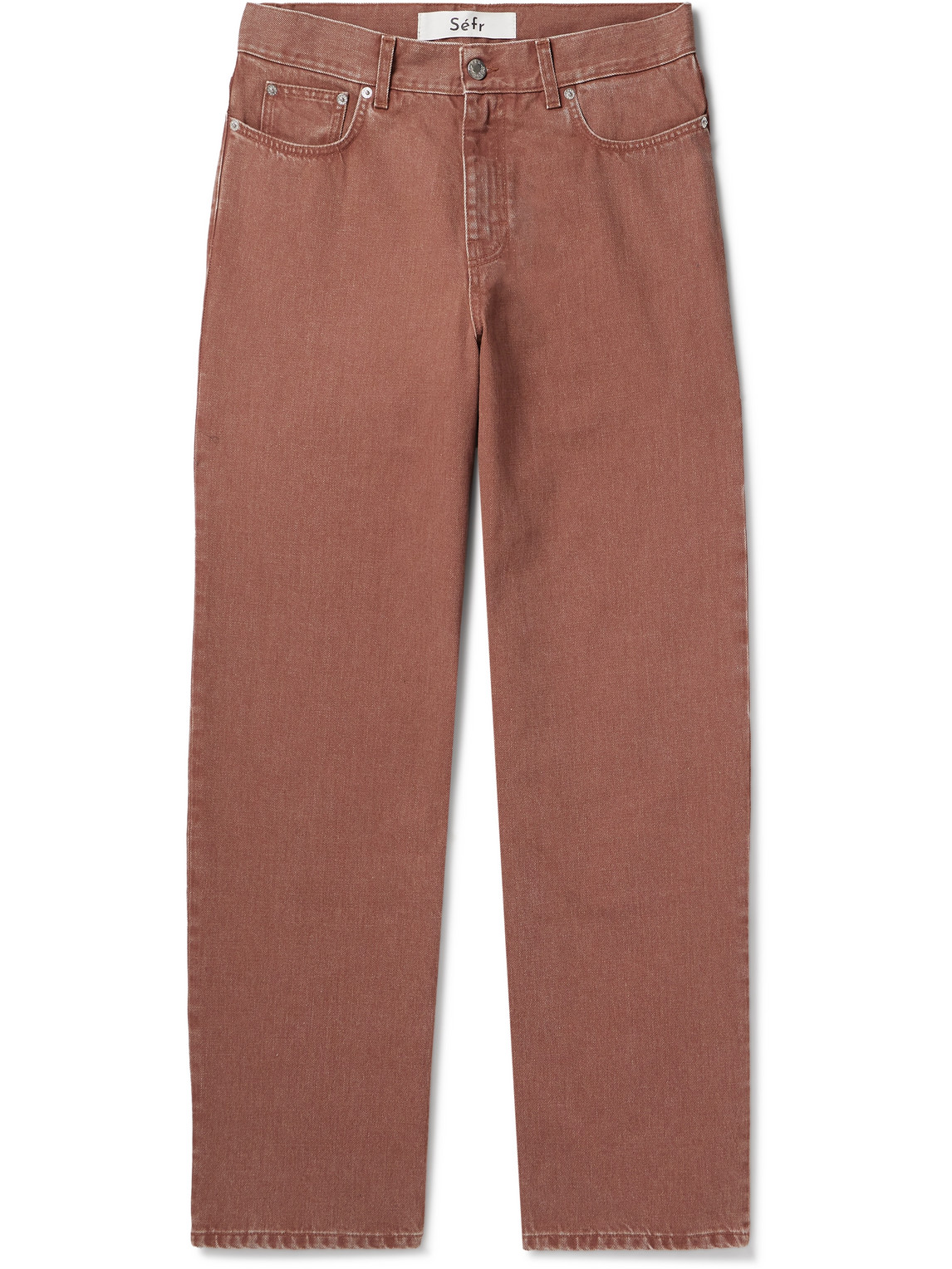 Séfr Straight-leg Jeans In Red