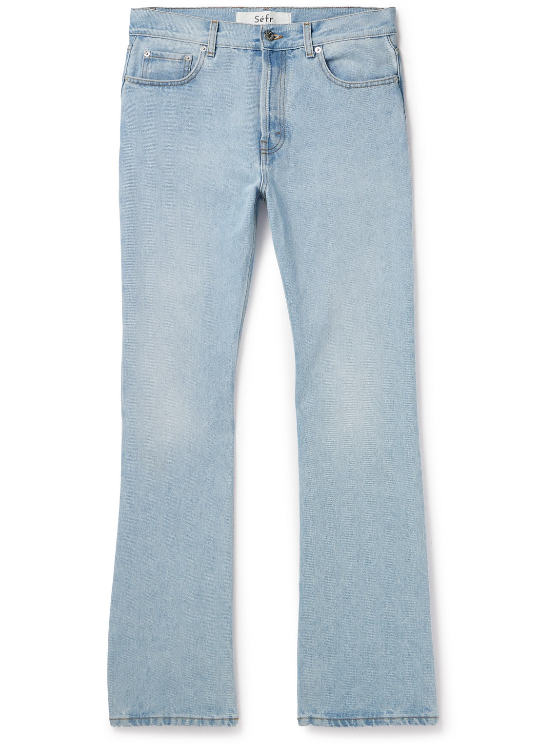 Séfr Rider Flared Jeans In Blue