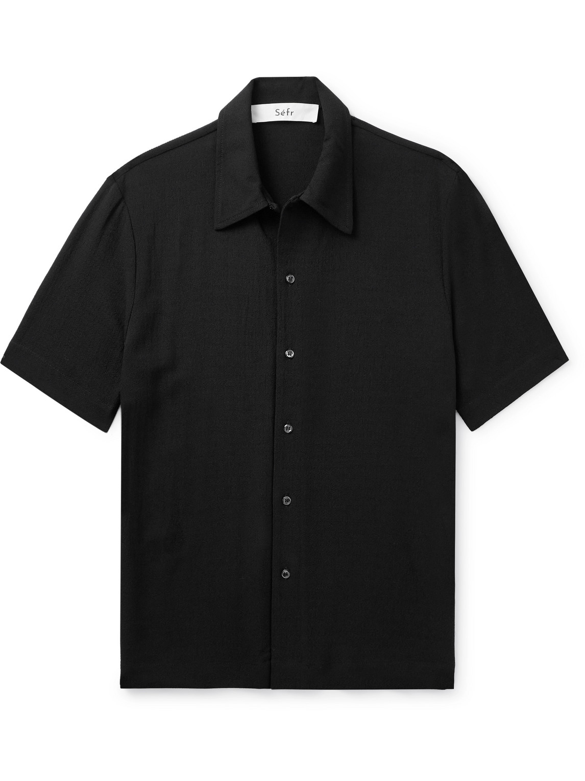 Séfr Suneham Crepe Shirt In Black