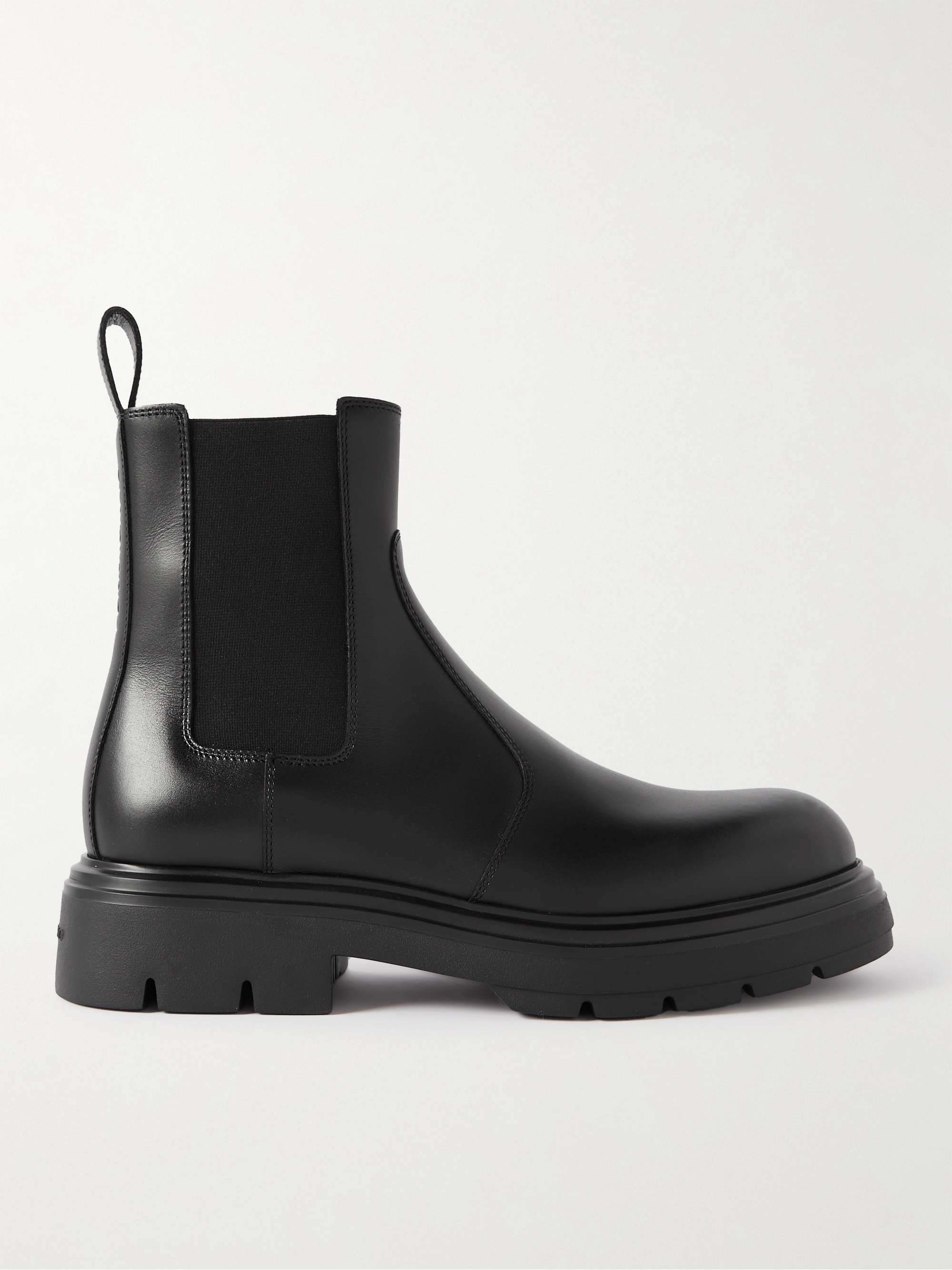 FERRAGAMO Devis Leather Chelsea Boots for Men | MR PORTER