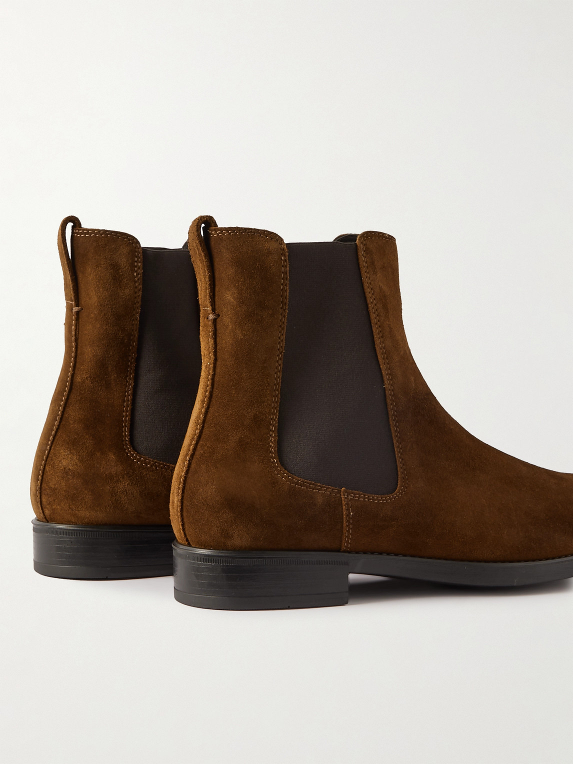 Shop Tom Ford Robert Suede Chelsea Boots In Brown