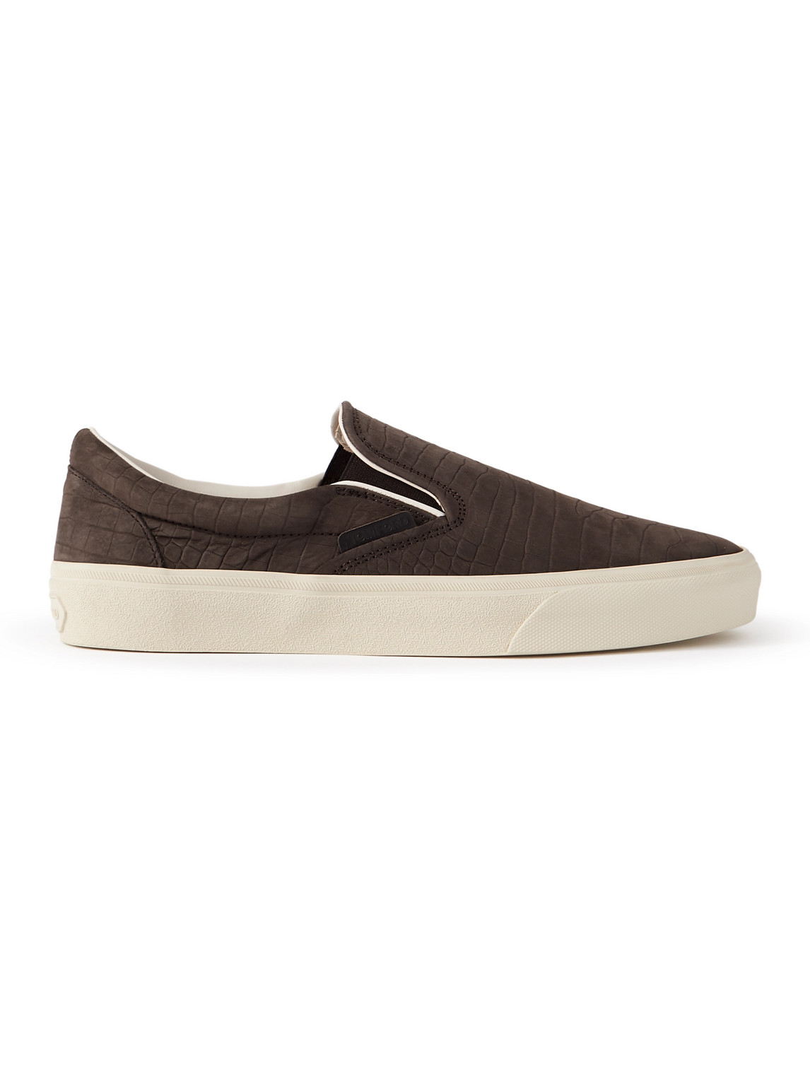 Tom Ford Brown Jude Slip-on Trainers