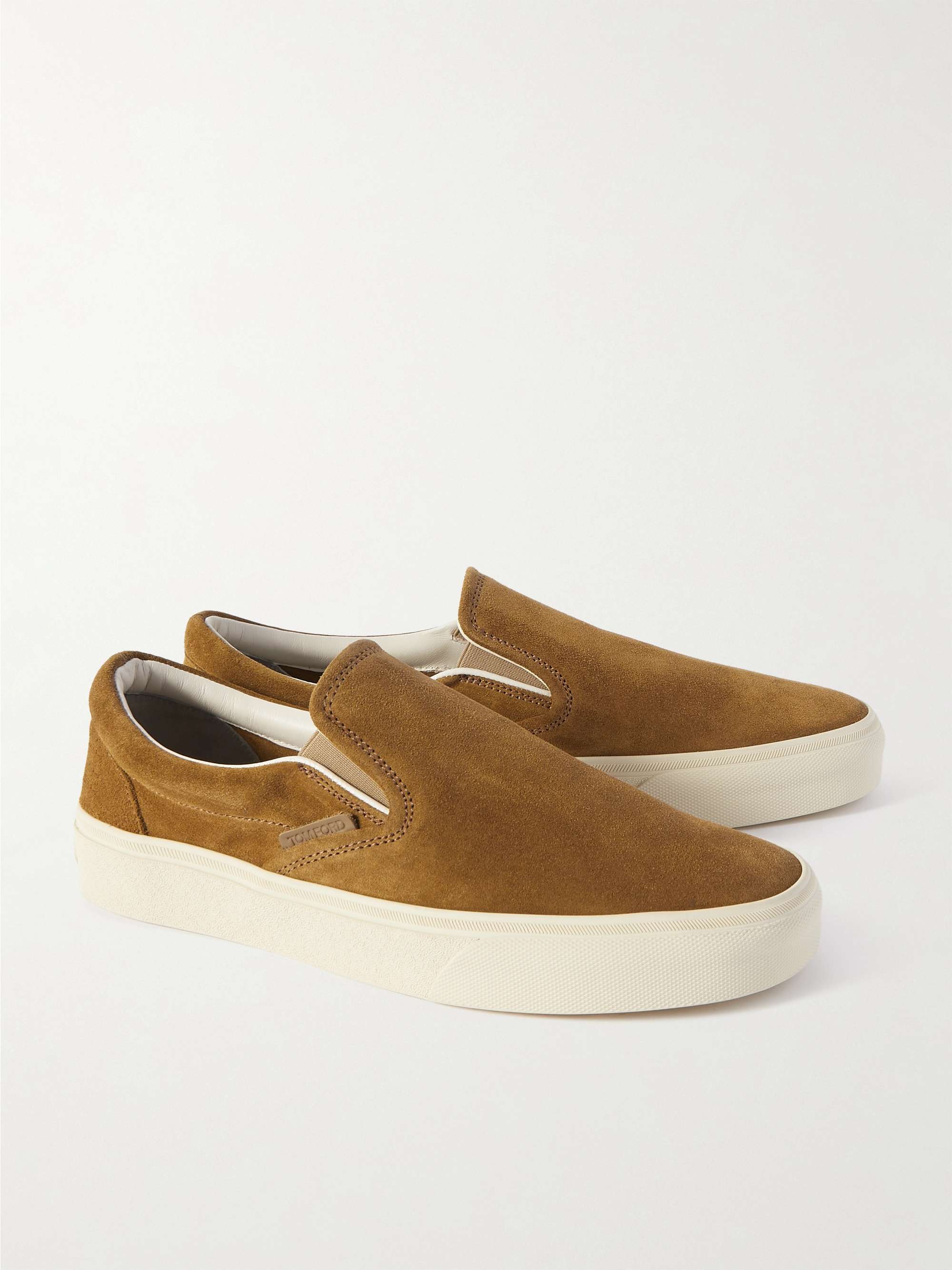 TOM FORD Jude Suede Slip-On Sneakers for Men | MR PORTER