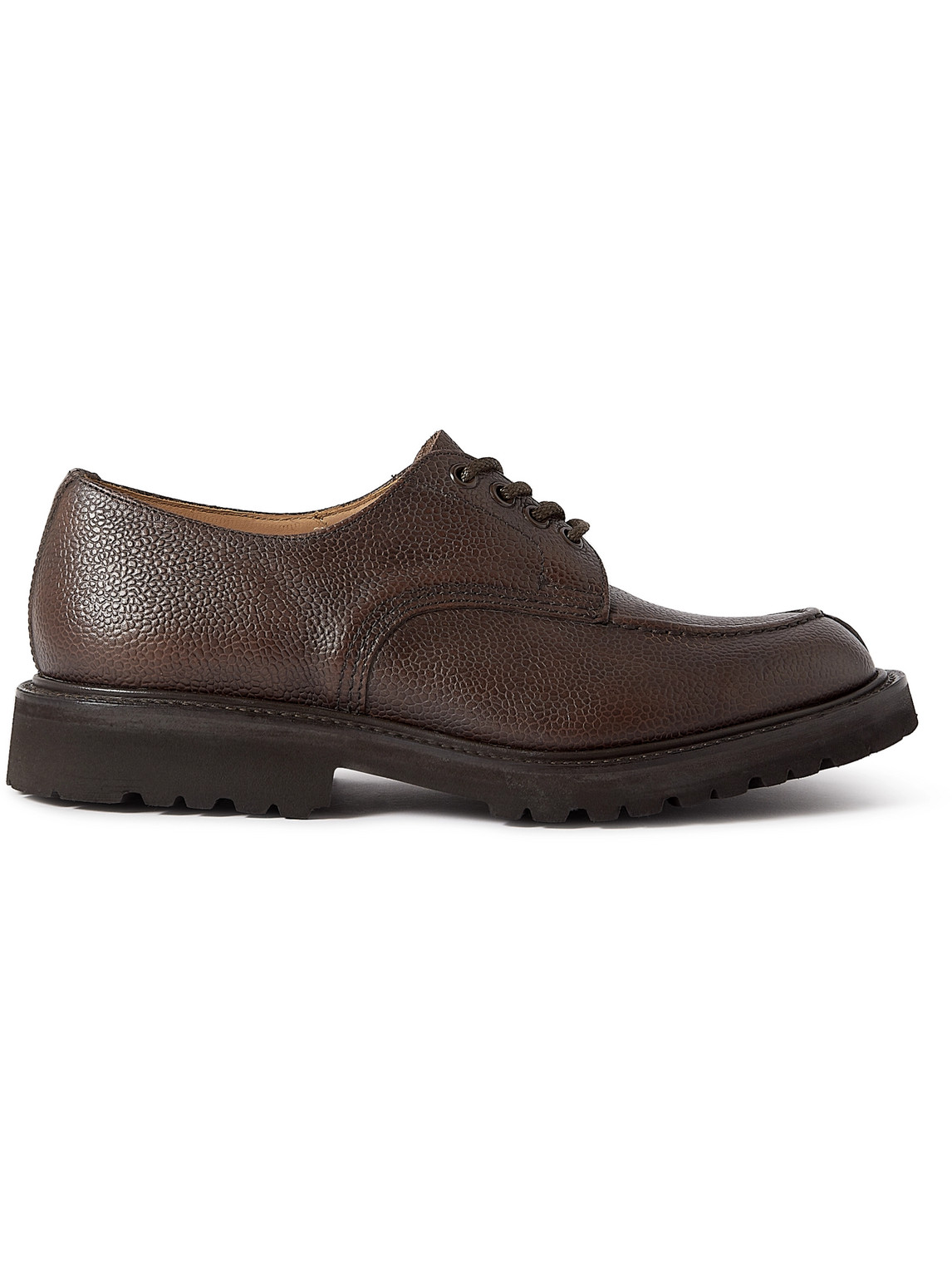 Tricker's Kilsby Full-grain Leather Oxford Shoes In Brown