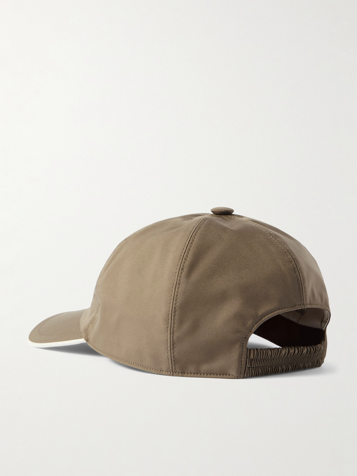 Shop Loro Piana Logo-embroidered Storm System® Shell Baseball Cap In Neutrals