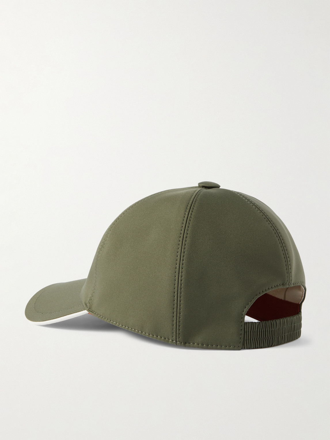 Shop Loro Piana Logo-embroidered Storm System® Shell Baseball Cap In Green