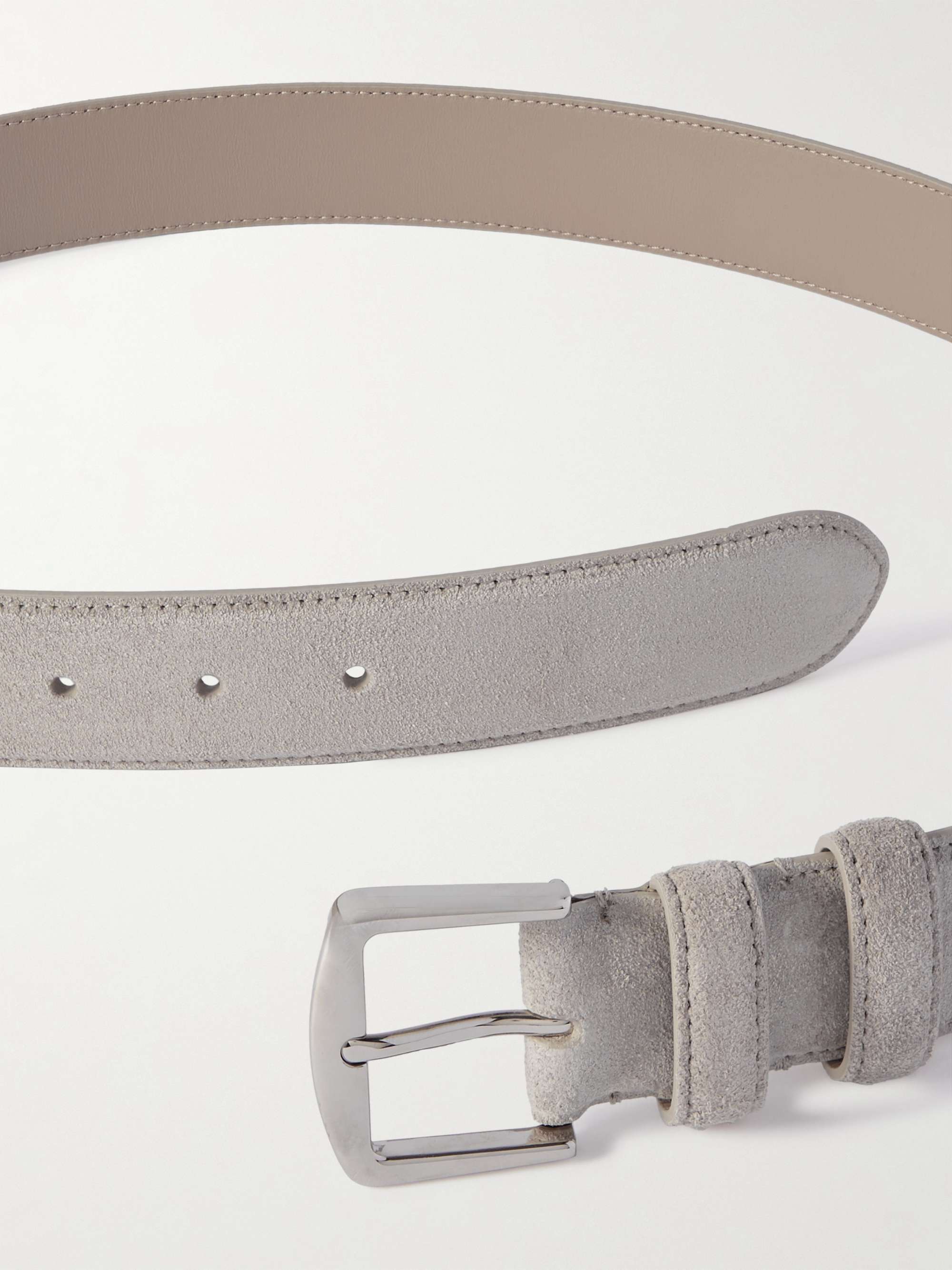 LORO PIANA 3.5cm Suede Belt for Men | MR PORTER