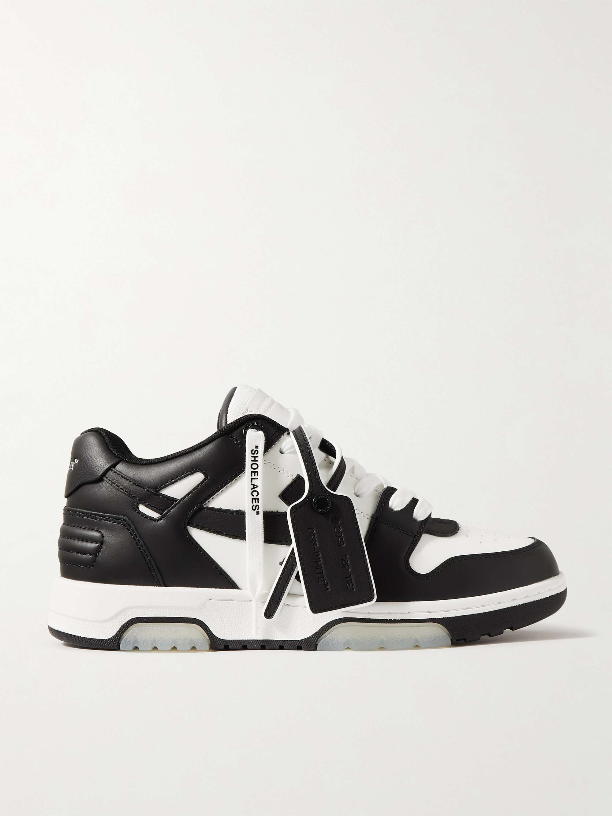 OFF-WHITE Out of Office Leather Sneakers for Men | MR PORTER