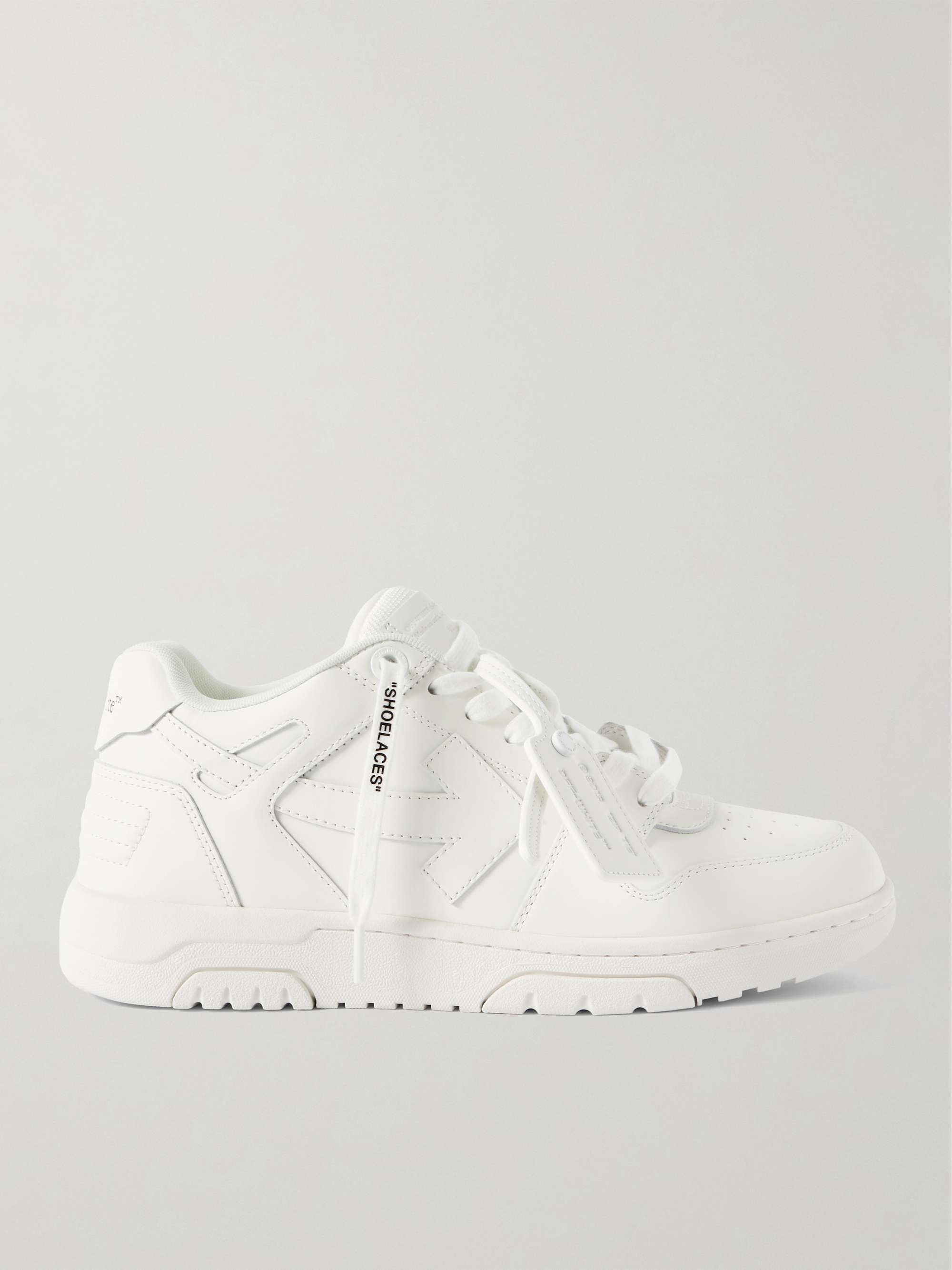 OFF-WHITE Out of Office Leather Sneakers for Men | MR PORTER