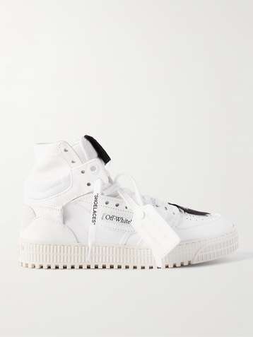 White leather sales high top shoes