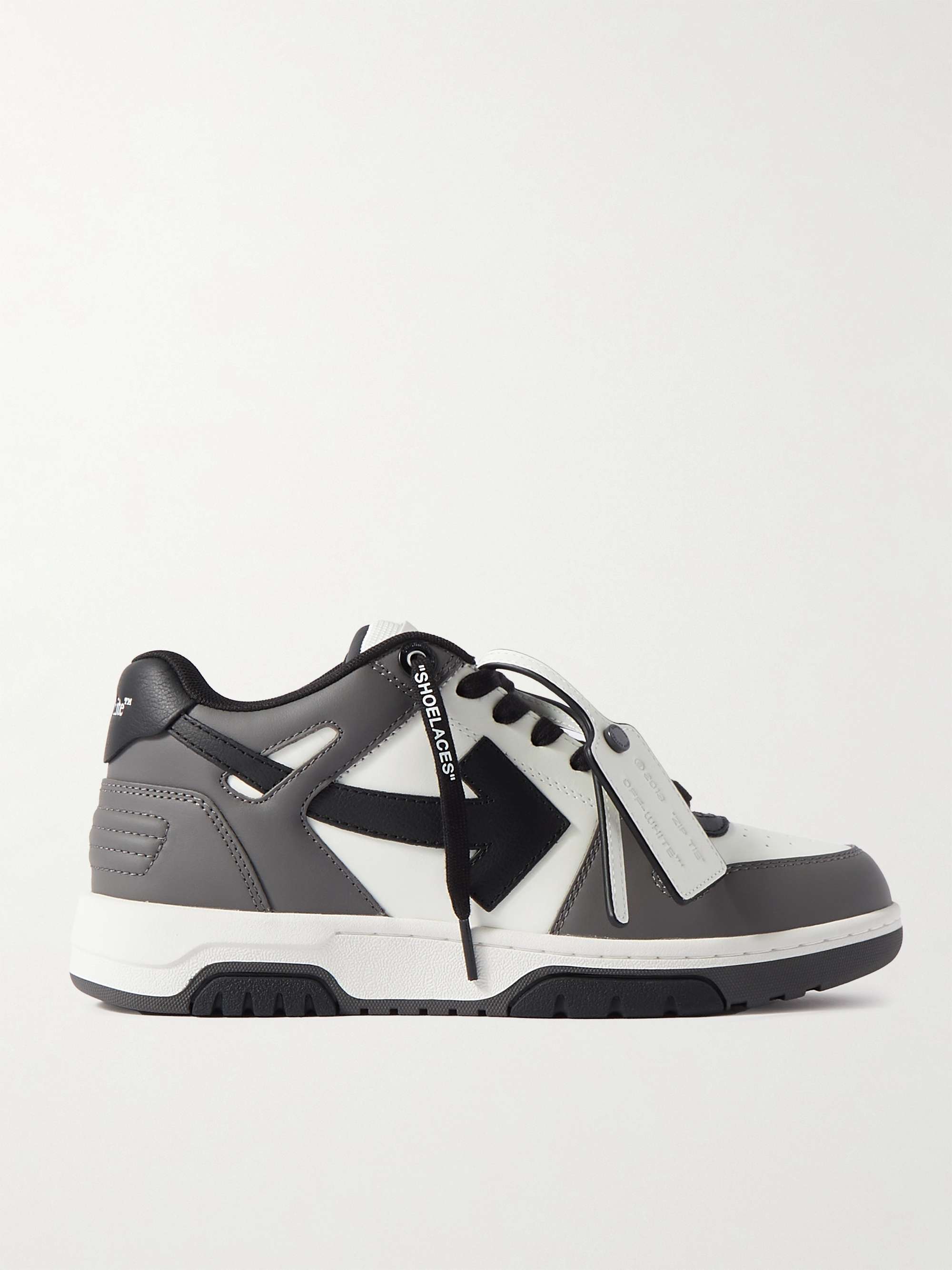 OFF-WHITE Out of Office Leather Sneakers for Men | MR PORTER