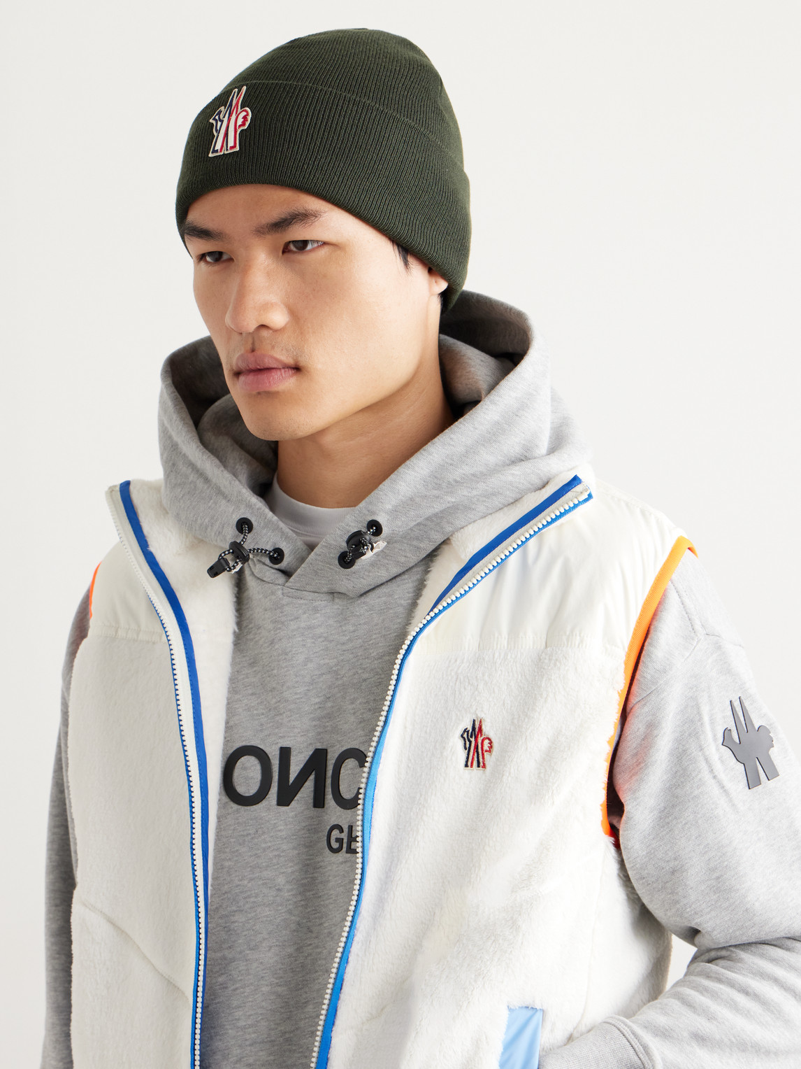 Logo-Appliquéd Ribbed Wool Beanie — 2
