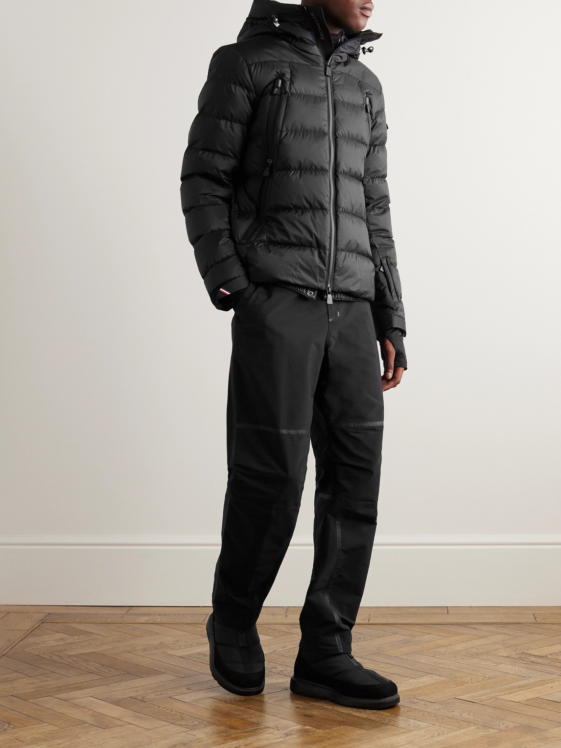Camurac Logo-Appliquéd Quilted Hooded Down Ski Jacket — 2