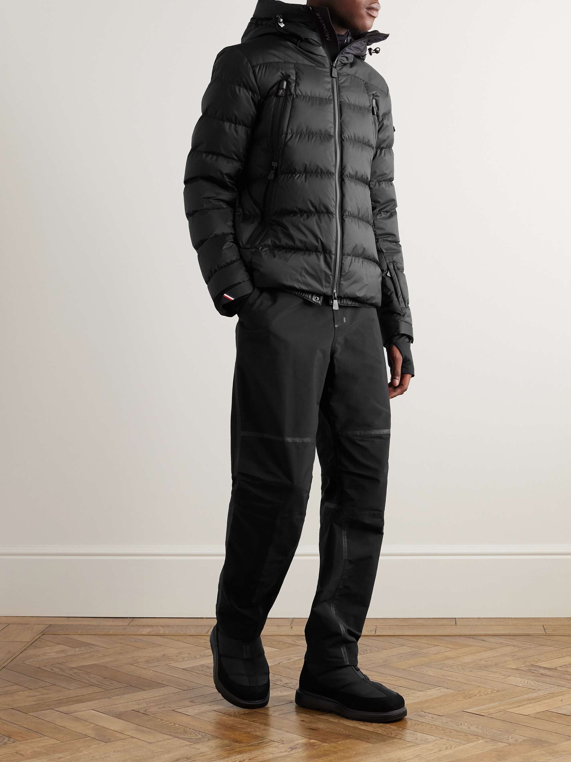 Camurac Logo-Appliquéd Quilted Hooded Down Ski Jacket