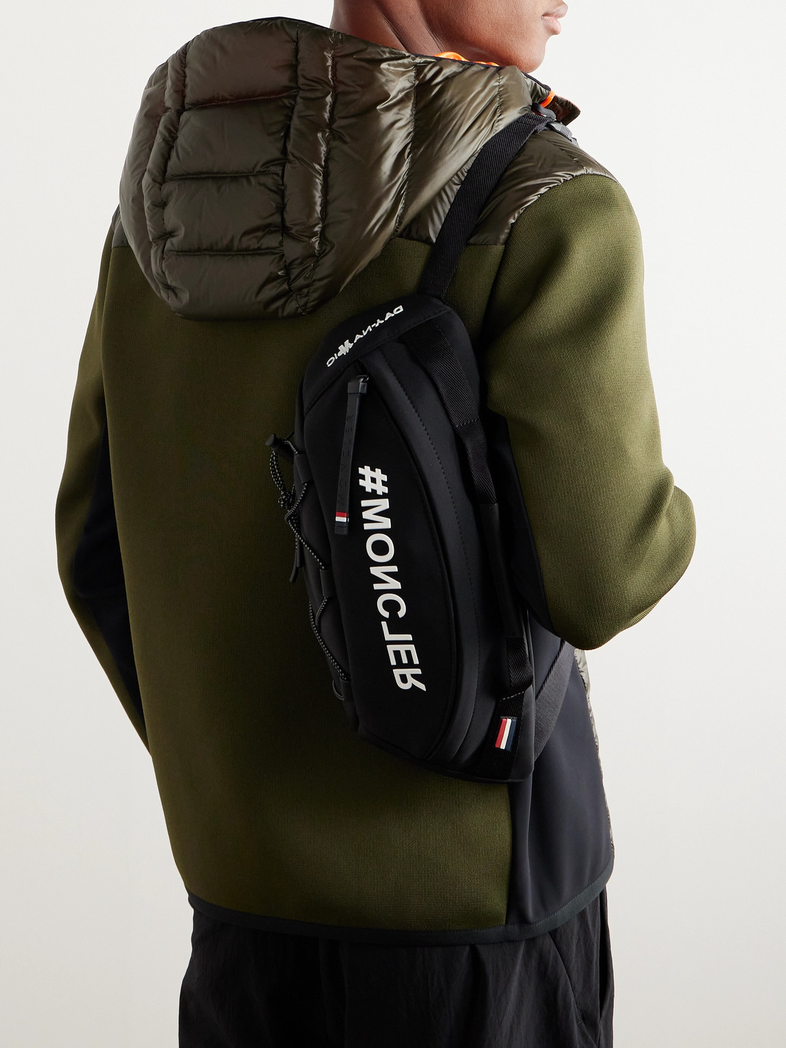 Moncler Logo-appliquéd Shell Belt Bag In Unknown