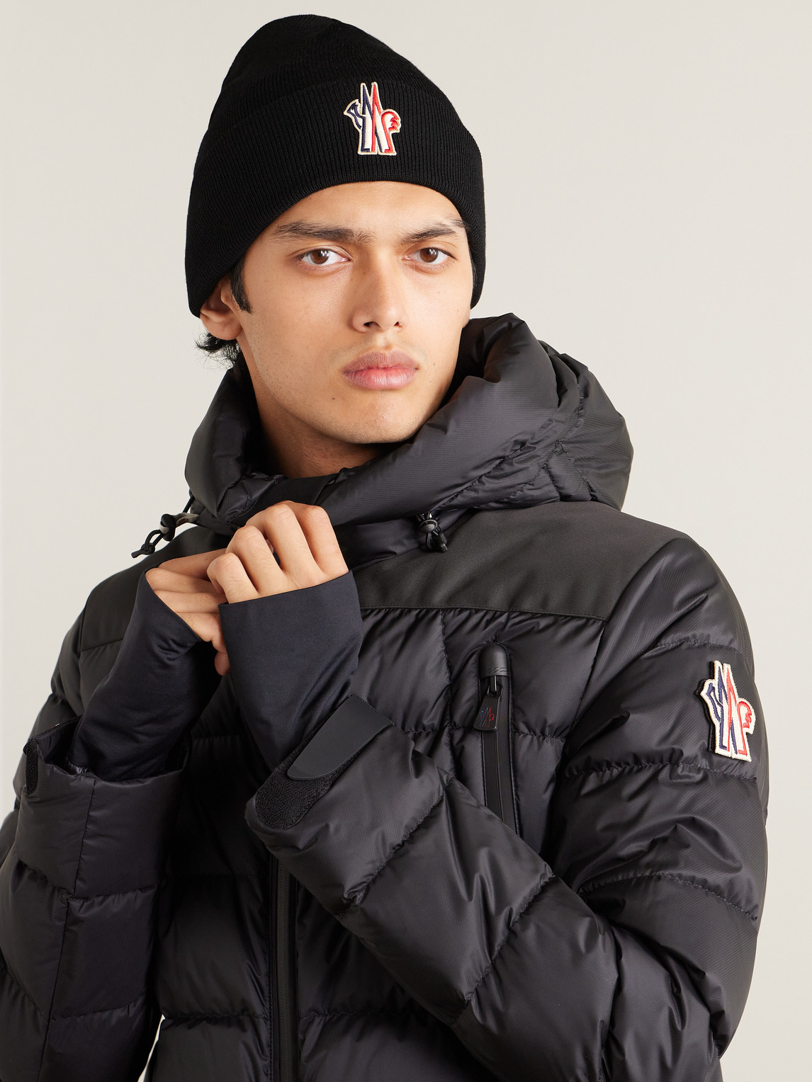 Logo-Appliquéd Ribbed Wool Beanie — 2