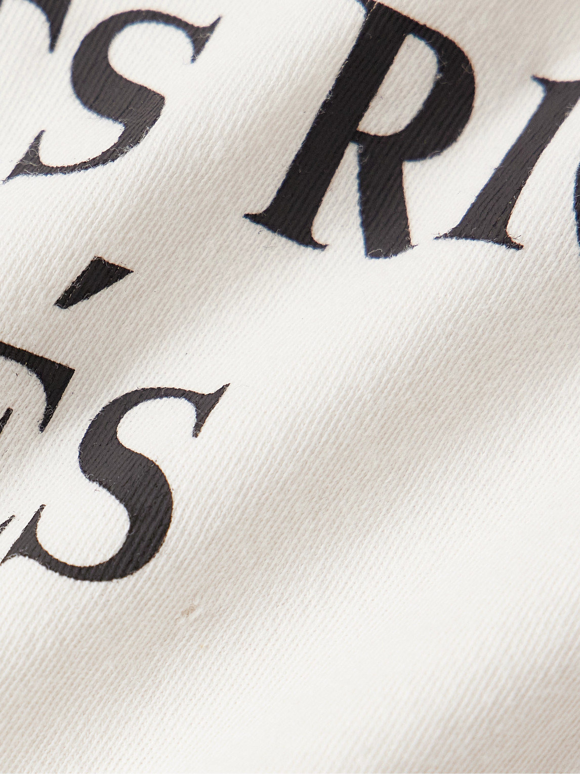 Shop Enfants Riches Deprimes Distressed Logo-printed Cotton-jersey T-shirt In Neutrals