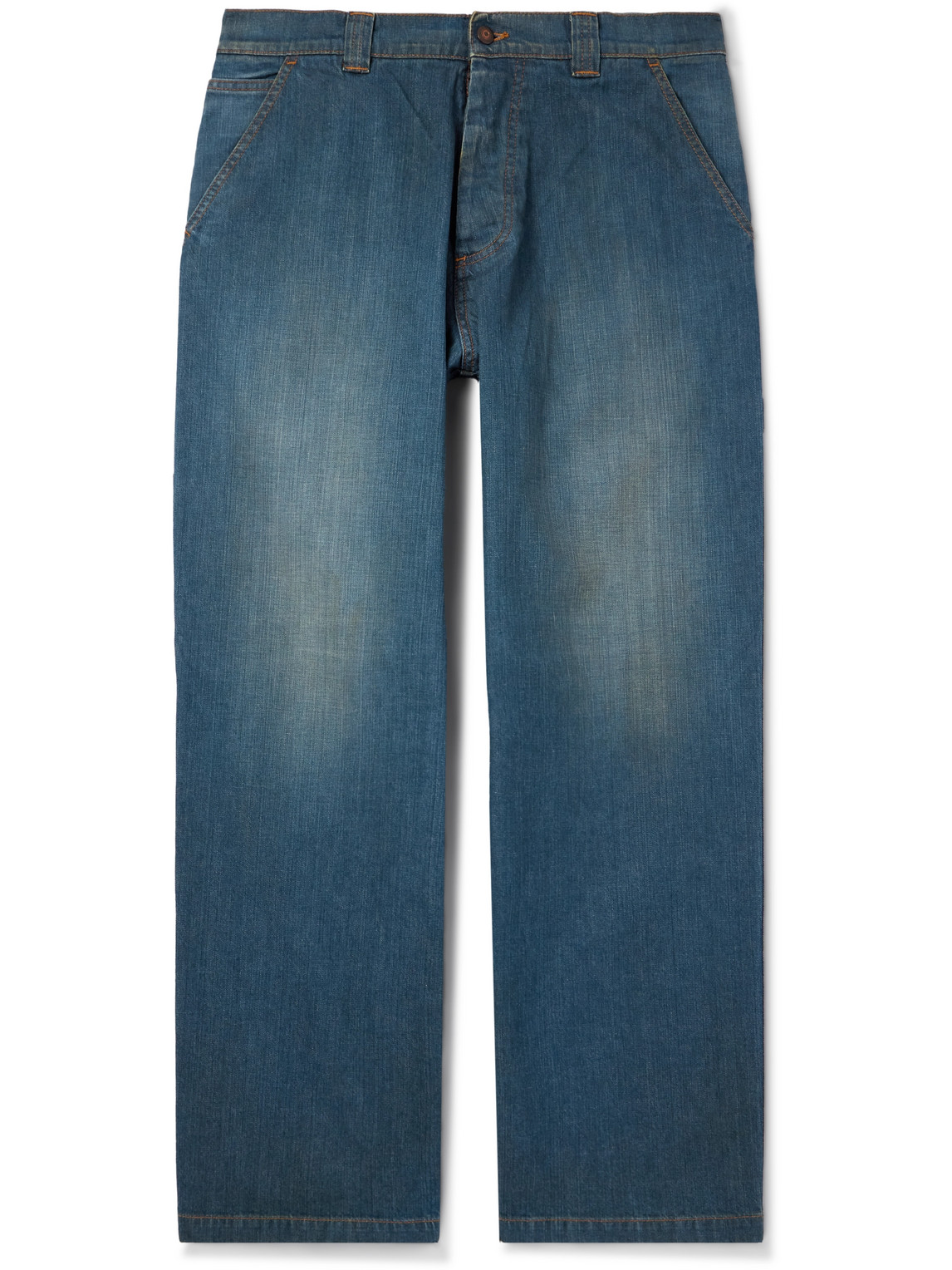 Maison Margiela Wide-leg Jeans In Blue