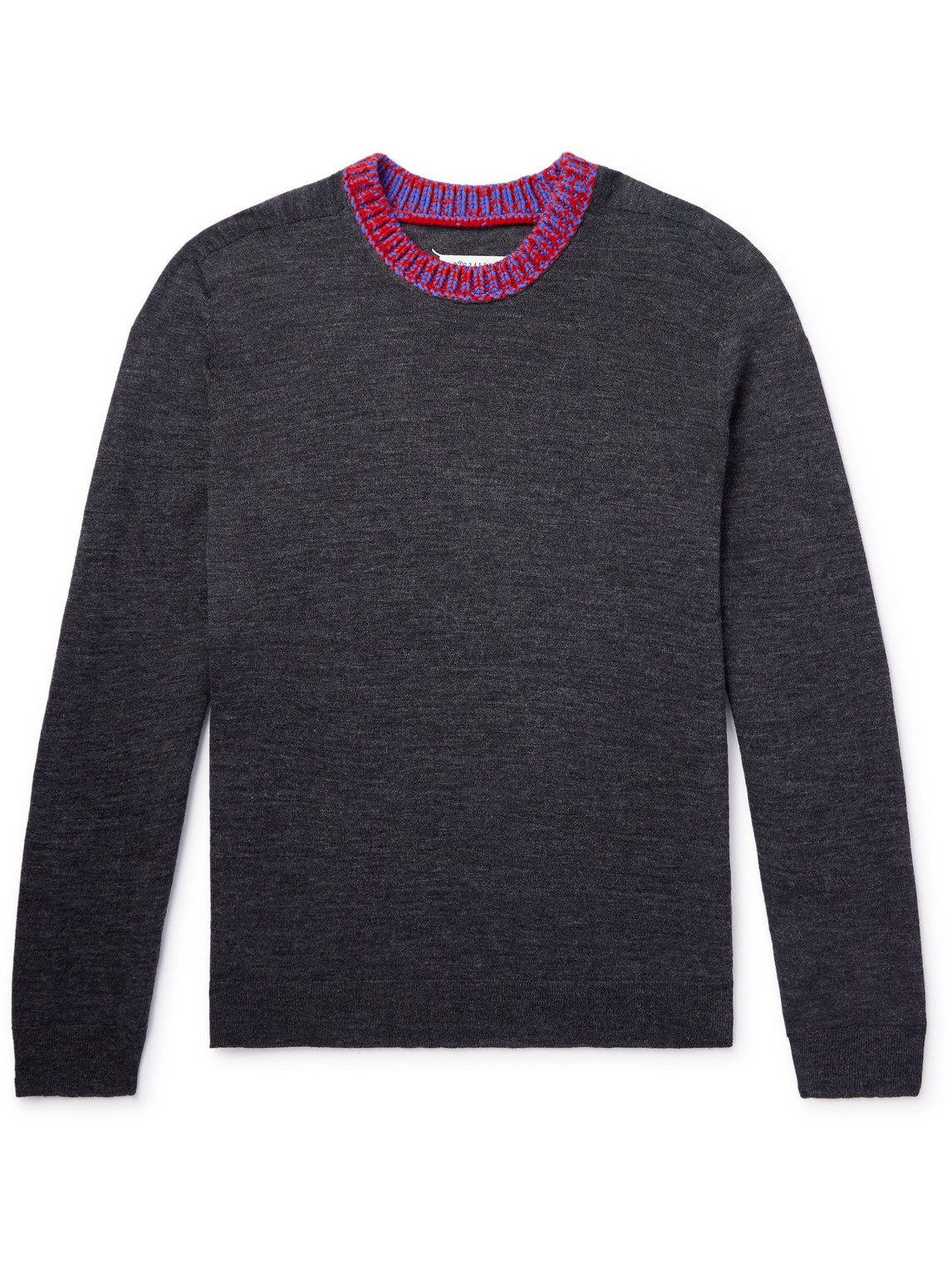 Shop Maison Margiela Wool Sweater In Gray