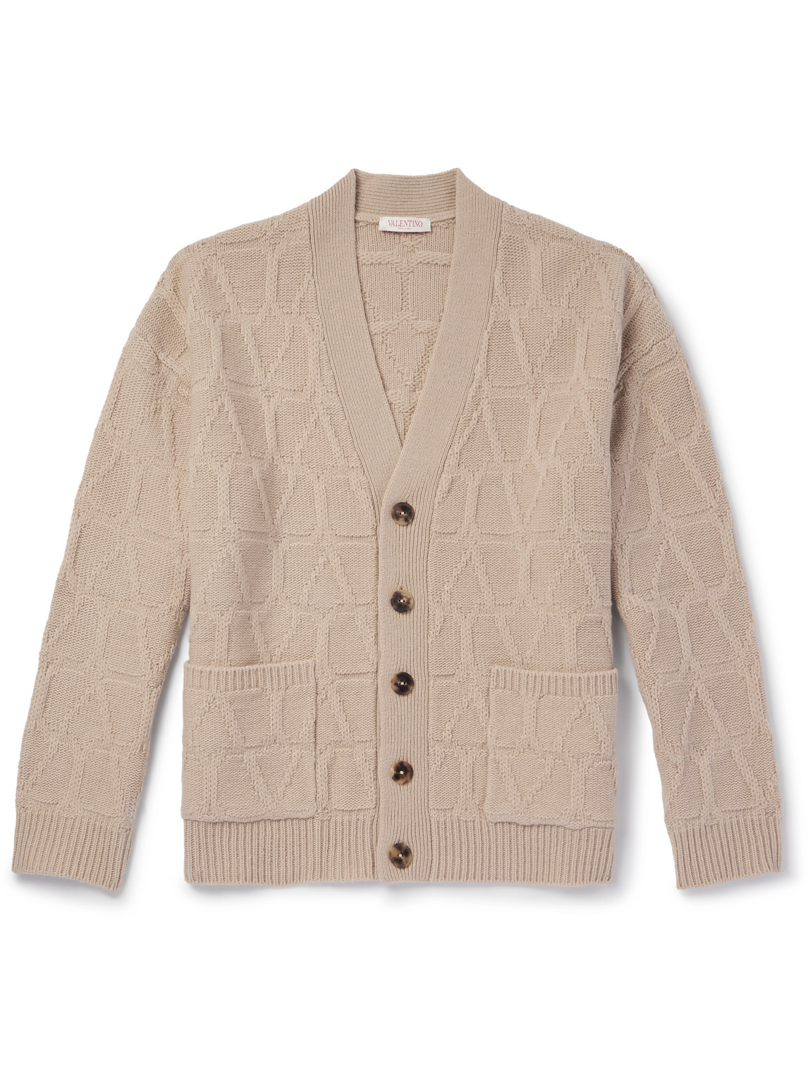Toile Iconographe Cable-Knit Virgin Wool Cardigan