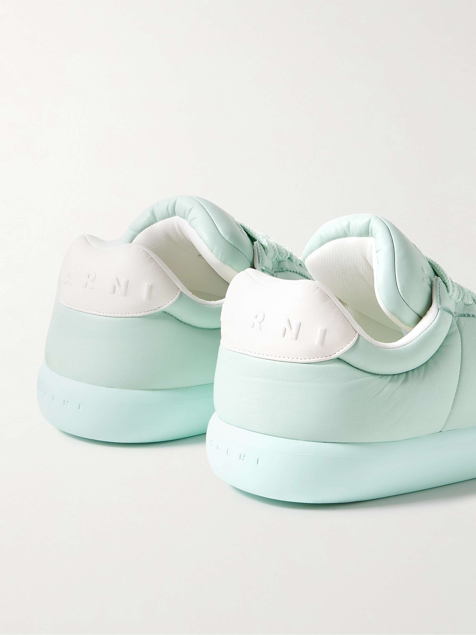 MARNI Bigfoot 2.0 Logo-Embossed Padded Quilted Leather MARNI Bigfoot 2.0 Logo-Embossed Padded Quilted Leather