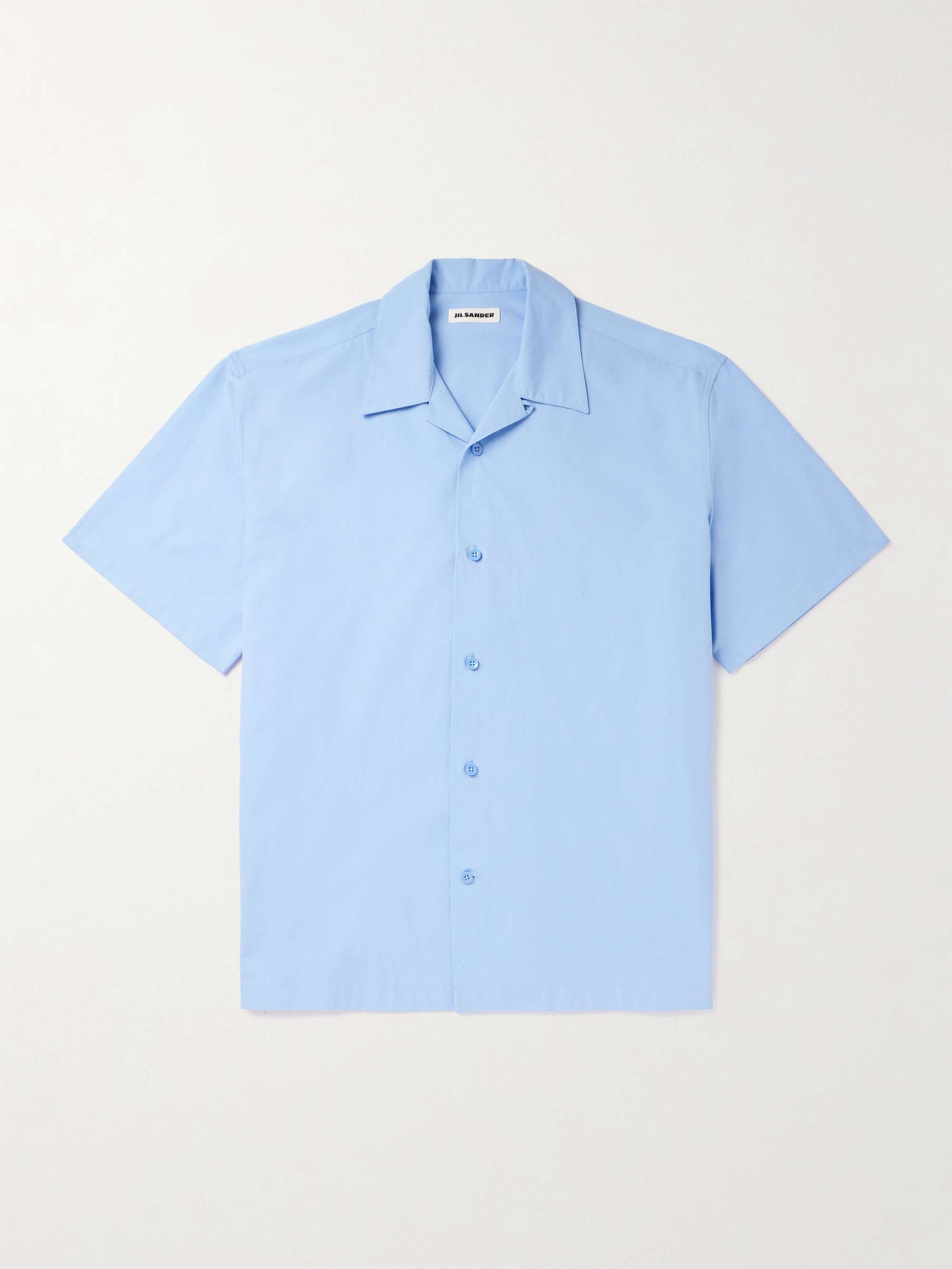 Jil Sander puff-sleeve cotton polo shirt - White