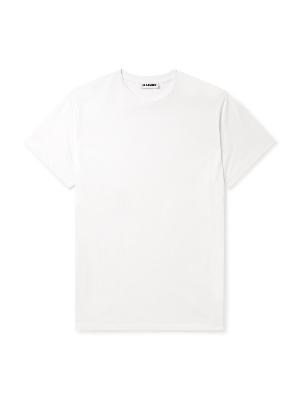 Jil Sander Cotton-jersey T-shirt In White