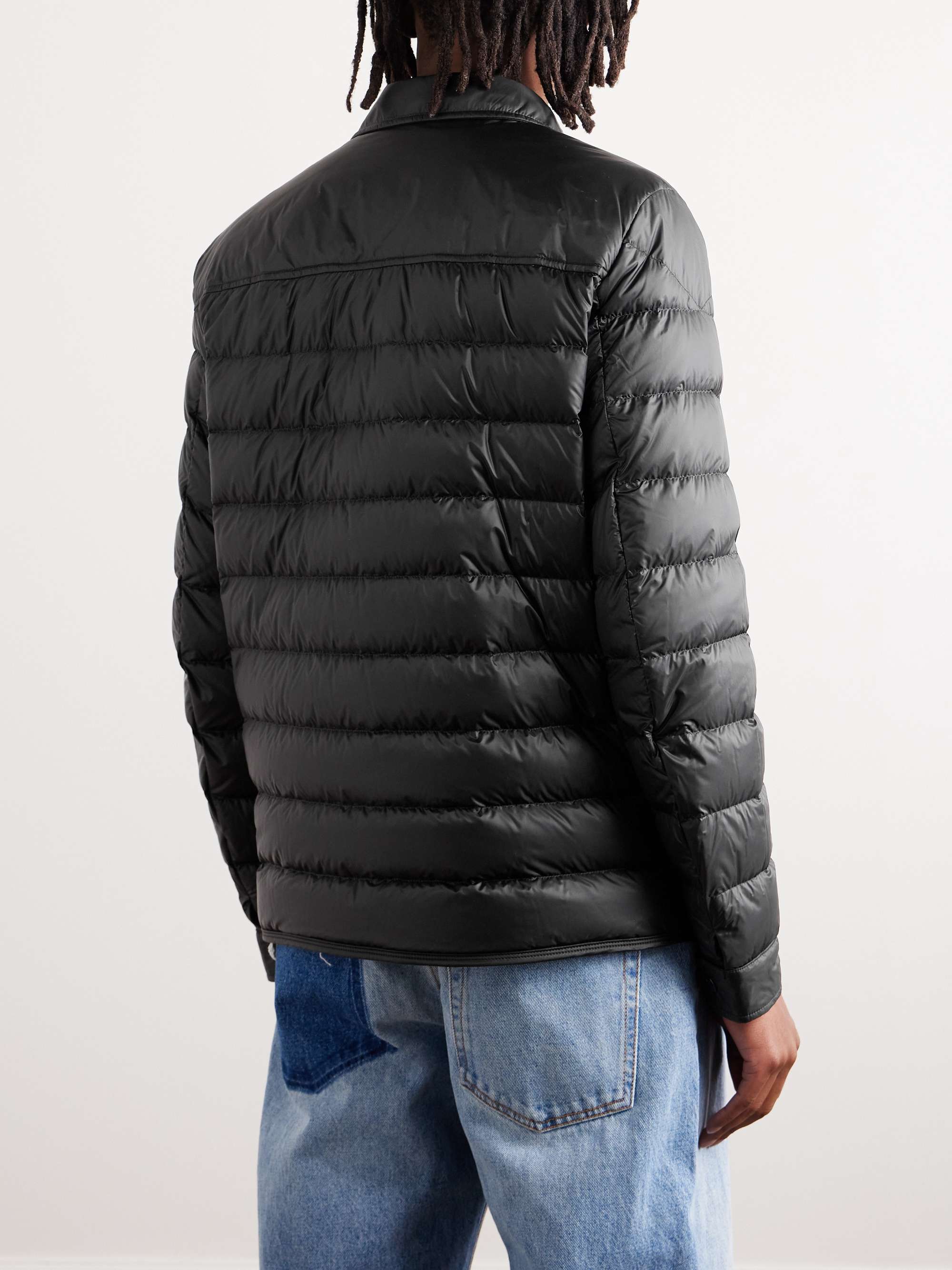 MONCLER Logo-Appliquéd Quilted Shell Down Jacket for Men | MR PORTER