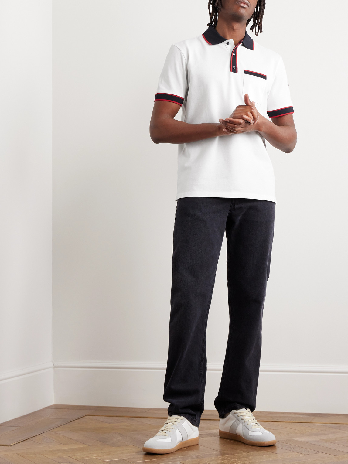Logo-Appliquéd Cotton-Piqué Polo Shirt — 2