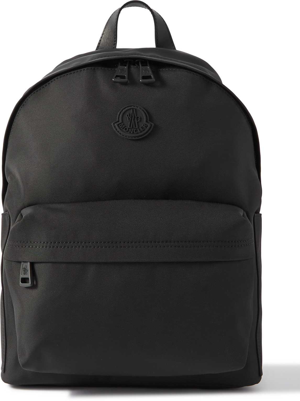 Moncler Pierrick Logo-patch Nylon Backpack In Black
