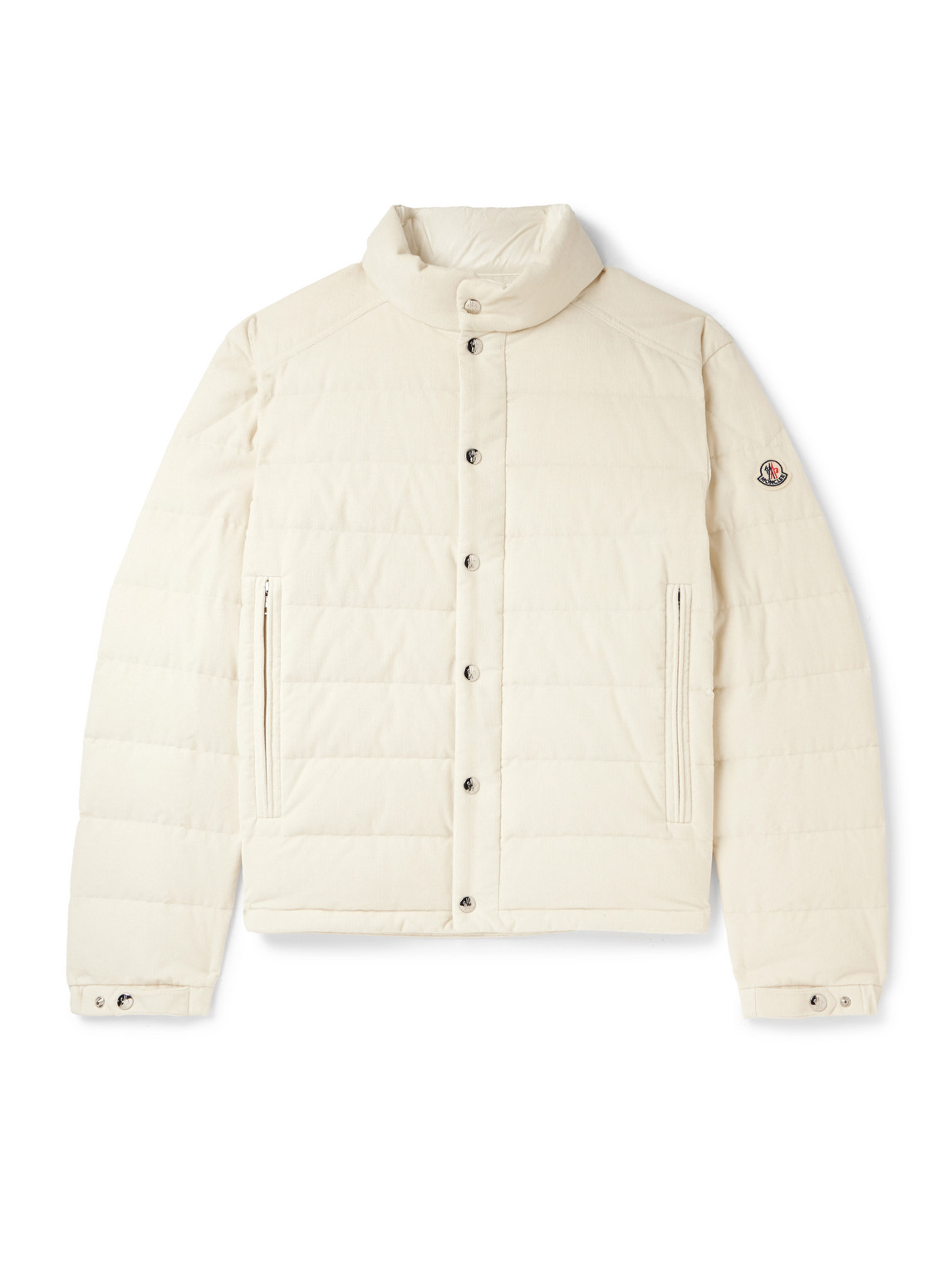 Moncler Logo-Appliquéd Quilted Cotton-Corduroy Jacket Curated