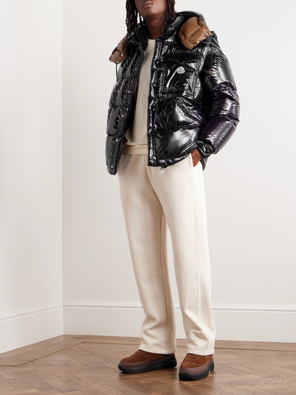 MONCLER KARAKORUM RIPSTOP HOODED DOWN JACKET