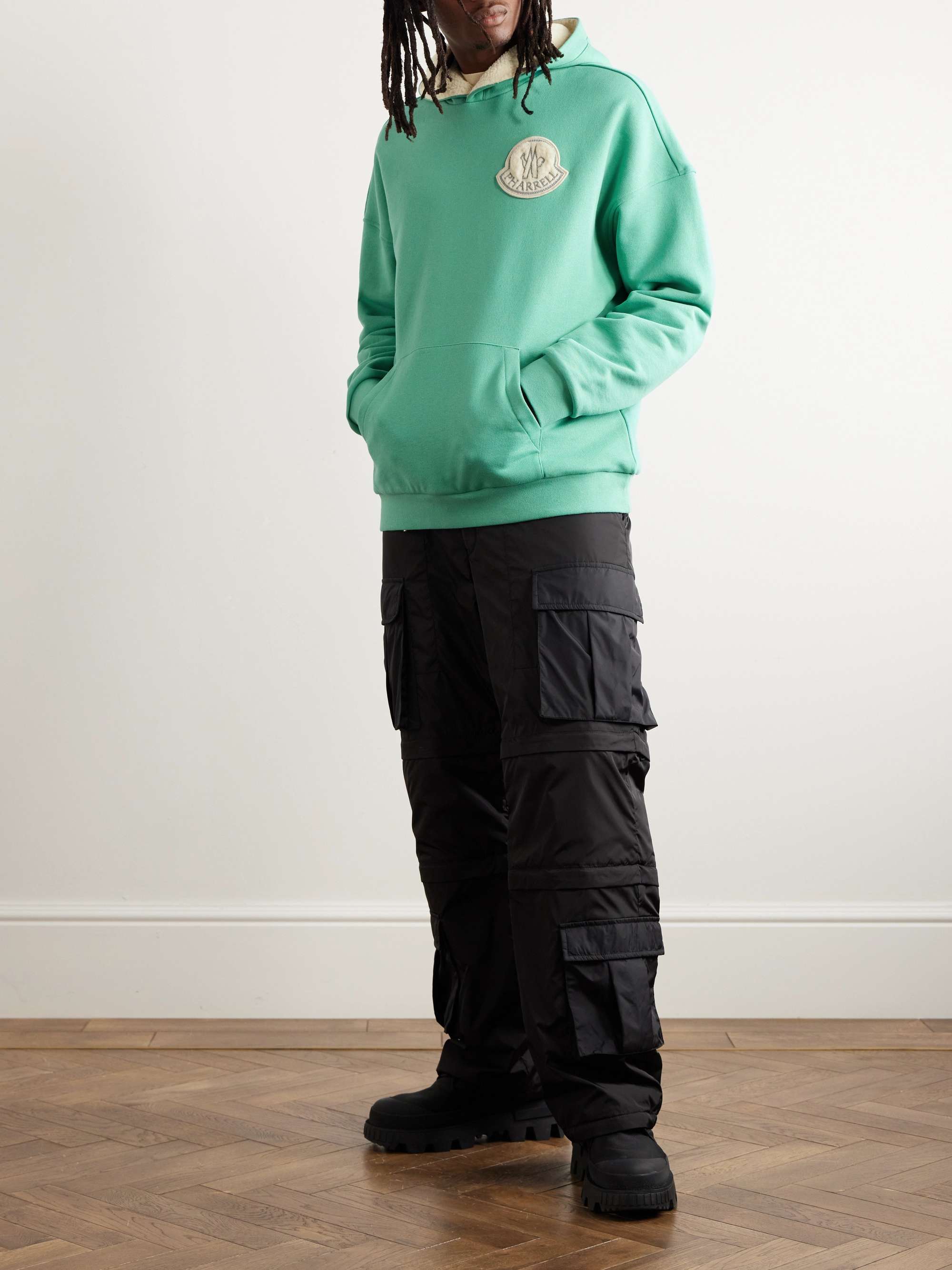 MONCLER GENIUS + Pharrell Williams Reversible Logo-Appliquéd