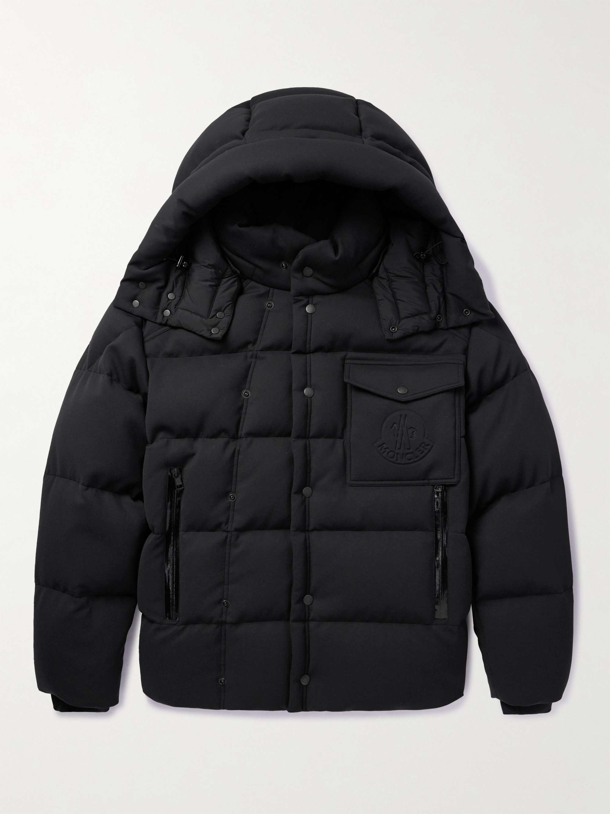 Moncler - Men - Mayaf Faux Fur-Trimmed Quilted Shell Hooded Down Jacket Black - 3