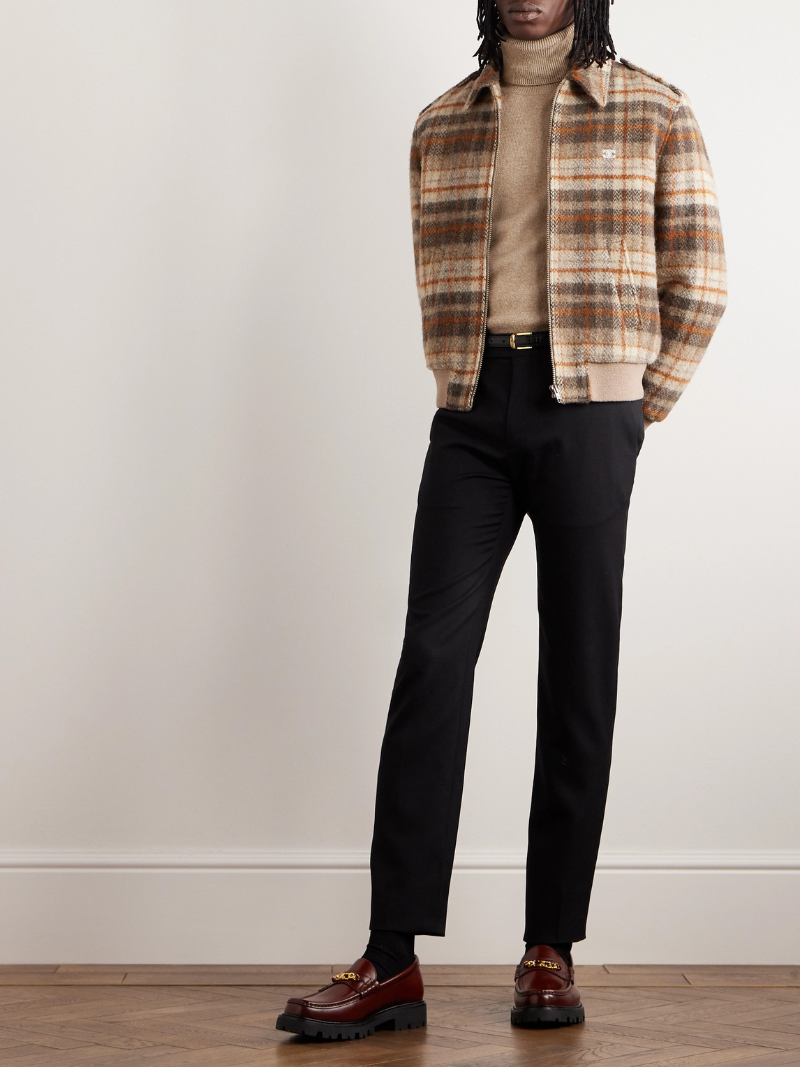 Slim-Fit Cashmere Rollneck Sweater — 2