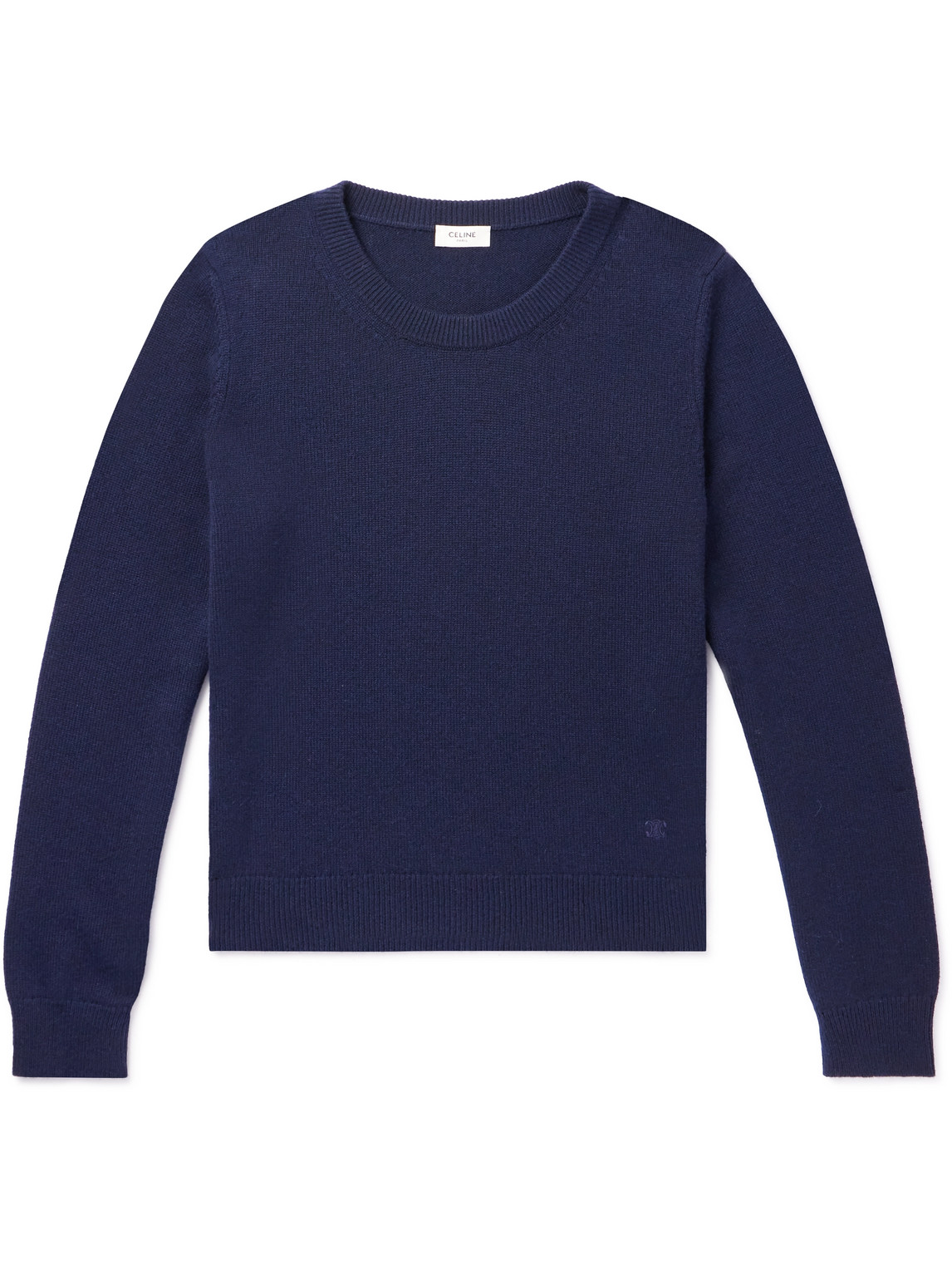 Celine Cashmere Sweater In Blue