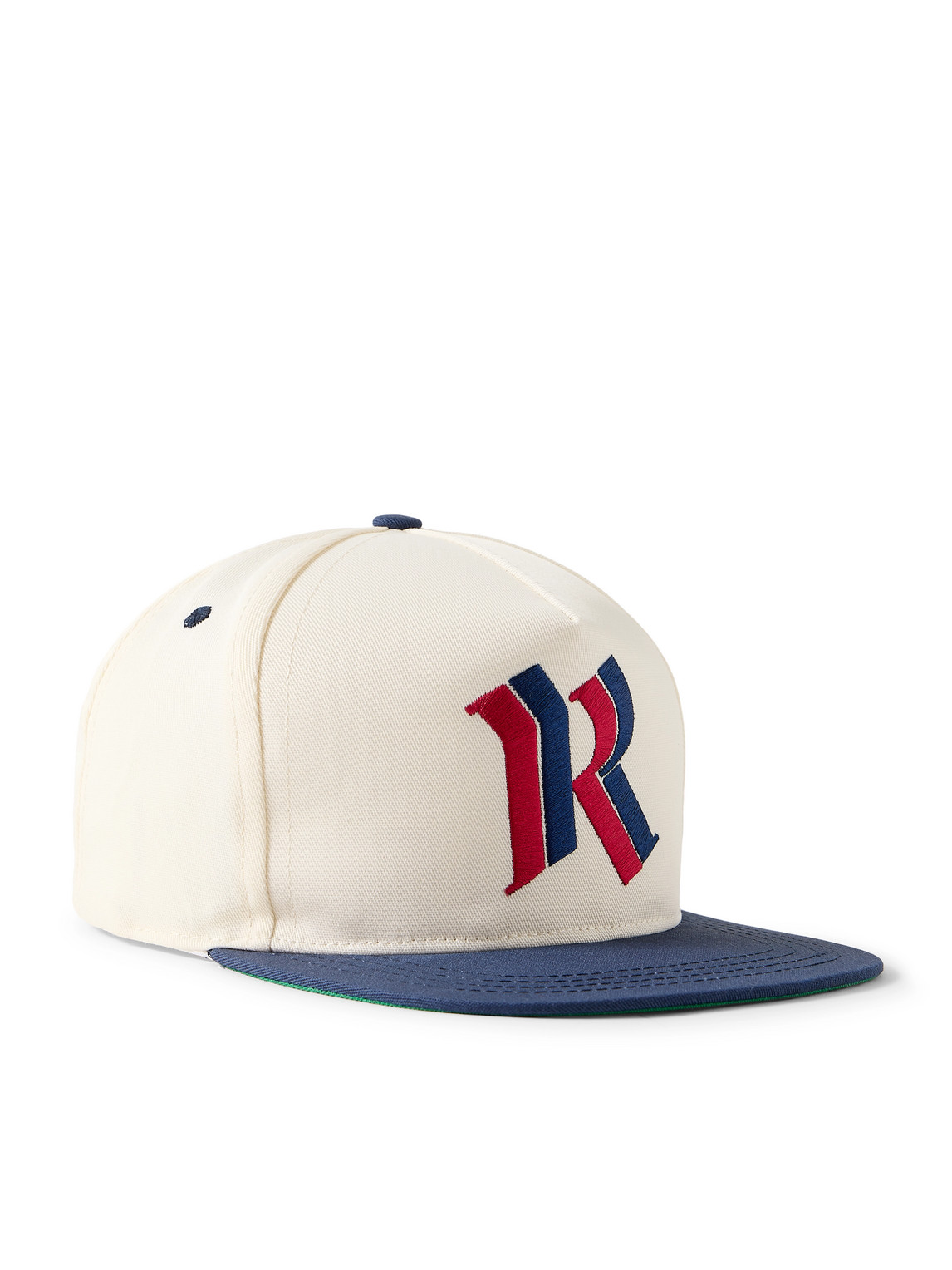 Rhude Logo-embroidered Appliquéd Twill Baseball Cap In Neutrals
