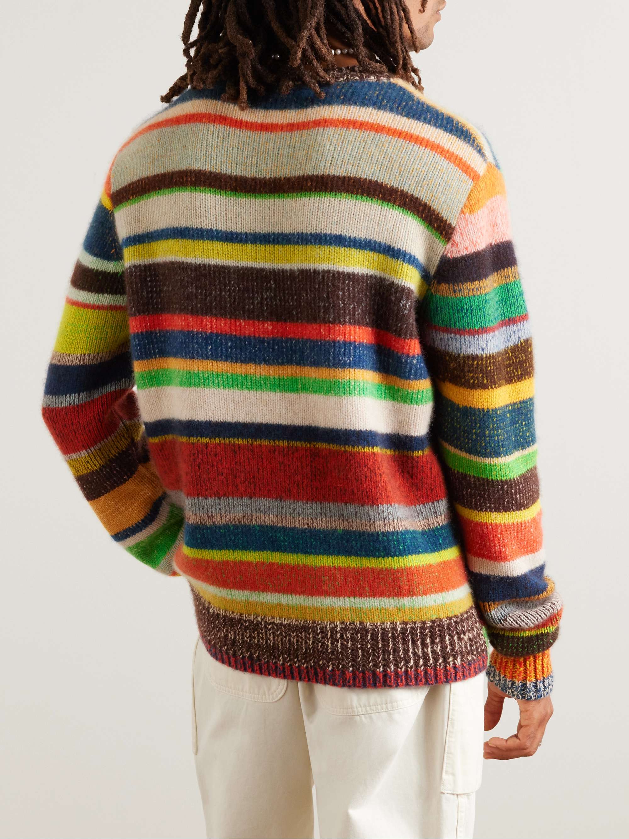 THE ELDER STATESMAN Striped Cashmere Sweater for Men | MR PORTER