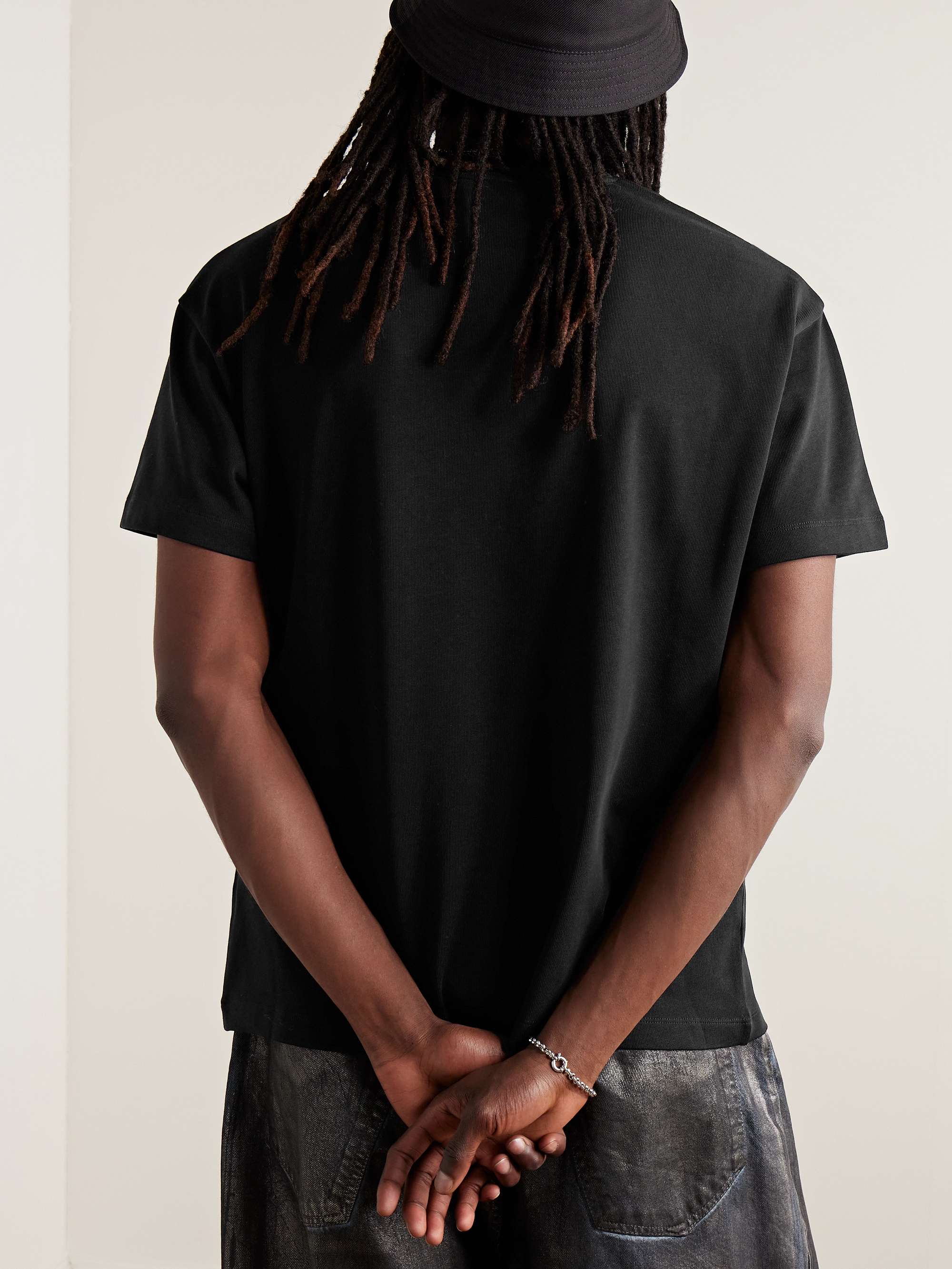 MONCLER GENIUS + Roc Nation by Jay-Z Logo-Print Cotton MONCLER GENIUS + Roc Nation by Jay-Z Logo-Print Cotton