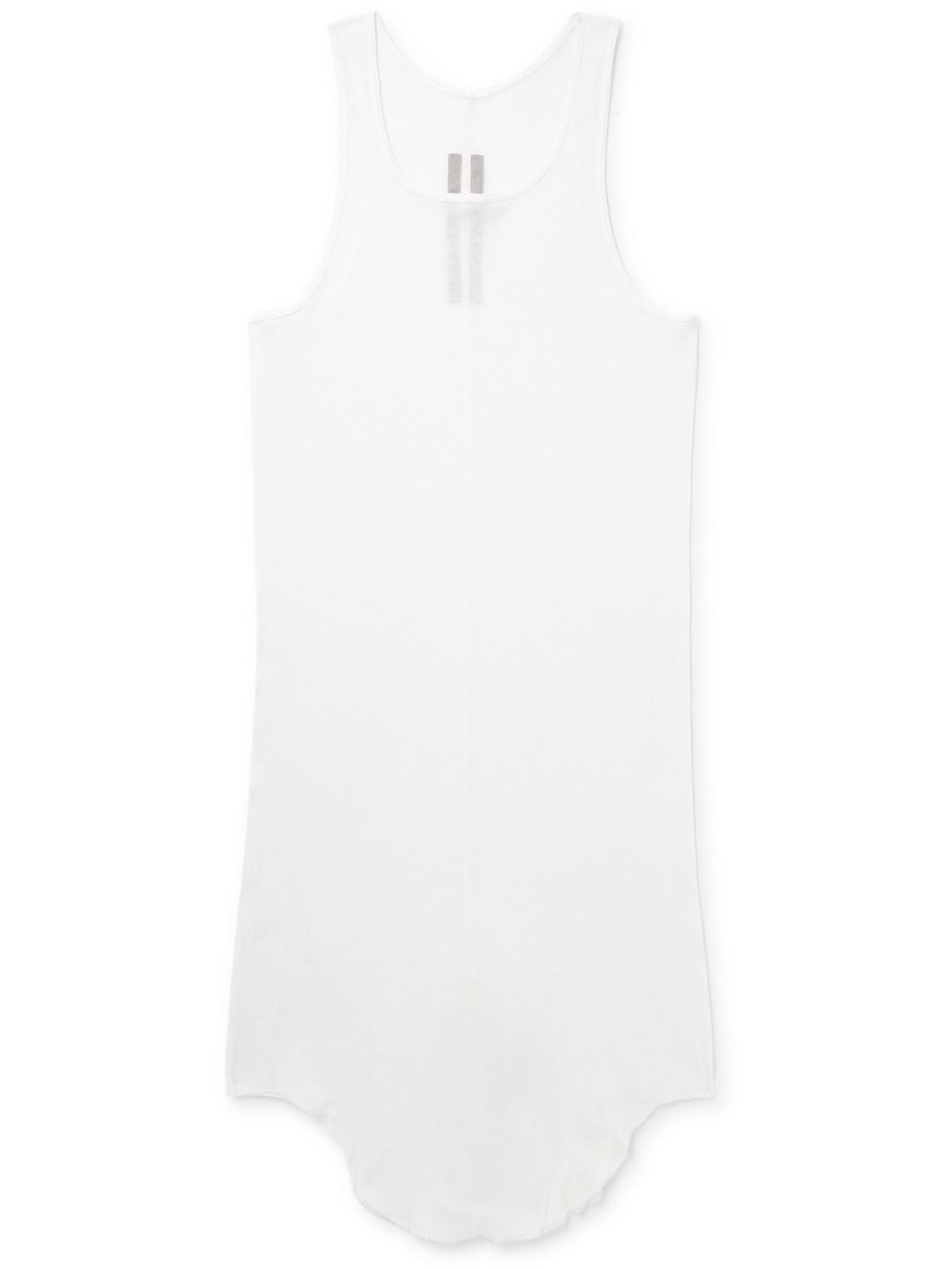 Rick Owens Slim-fit Cotton-jersey Tank Top In Neutrals