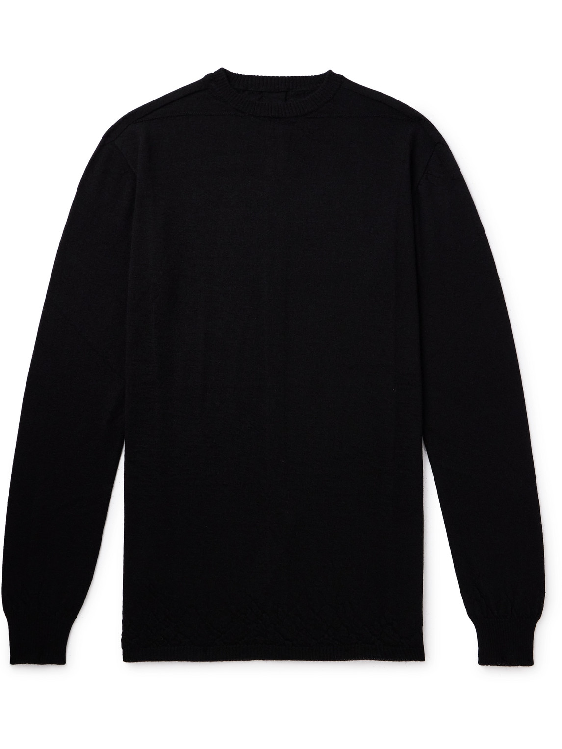 Rick Owens Cashmere Sweater In Black