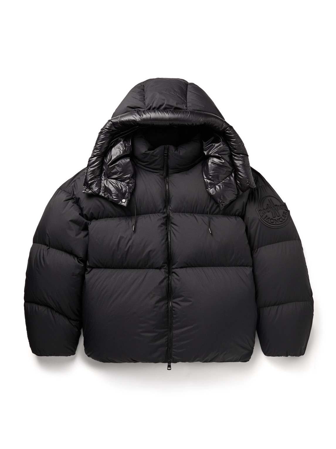 Roc Nation by Jay-Z Antila Logo-Appliquéd Quilted Shell Hooded Down Jacket