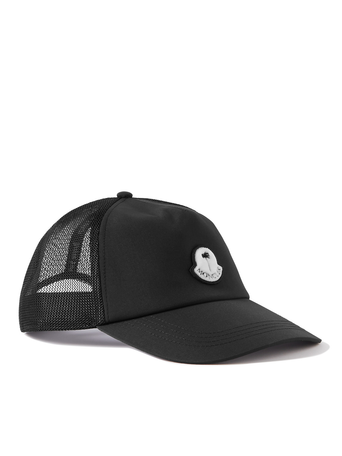 Moncler Genius Moncler X Palm Angels Nylon Baseball Cap In Black