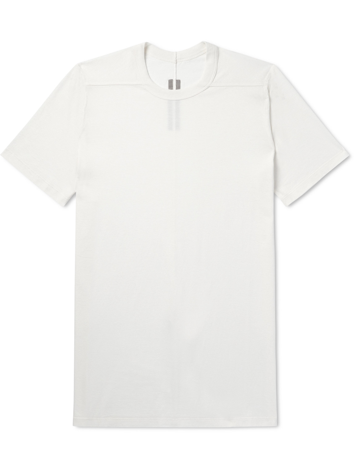 Rick Owens Slim-fit Cotton-jersey T-shirt In Neutrals