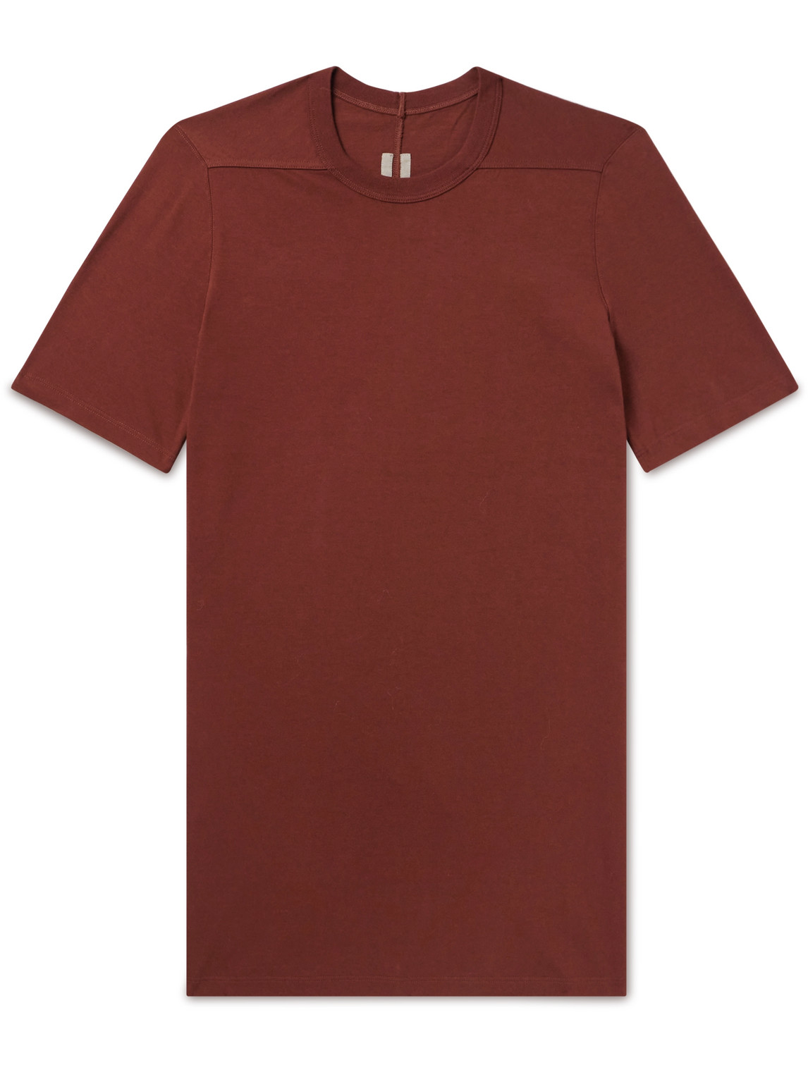 Rick Owens Slim-fit Cotton-jersey T-shirt In Red