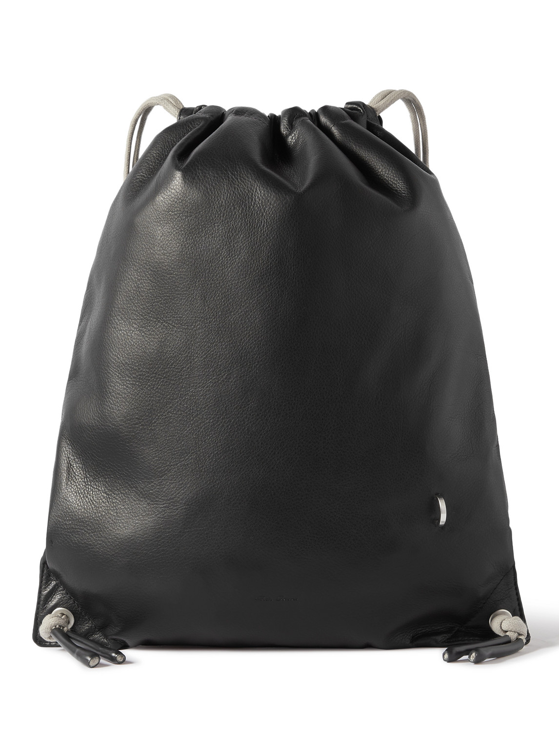 Embellished Full-Grain Leather Backpack