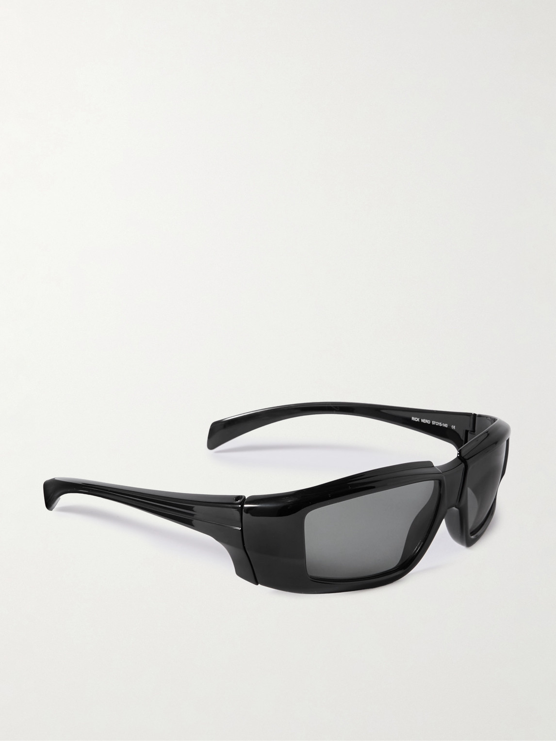 Shop Rick Owens Rick D-frame Acetate Sunglasses In Black